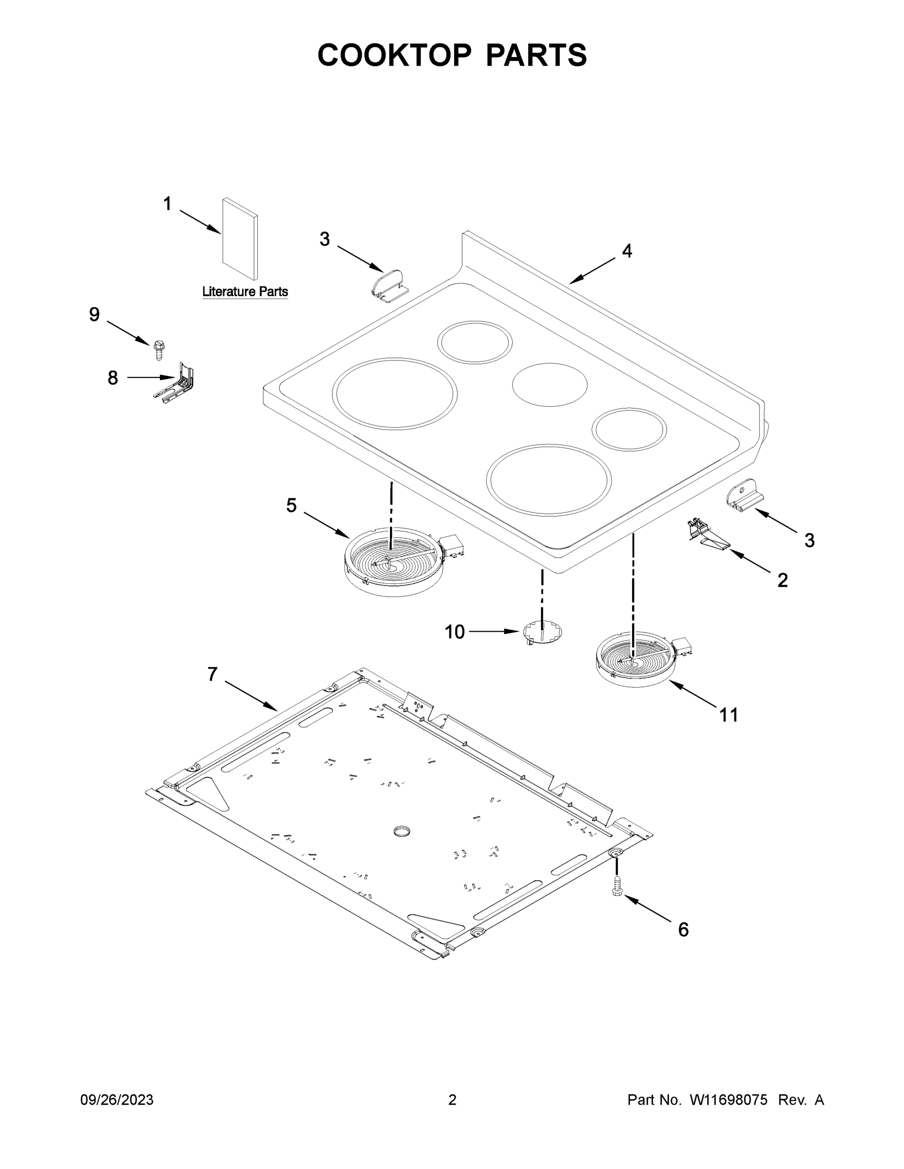 02 - COOKTOP PARTS