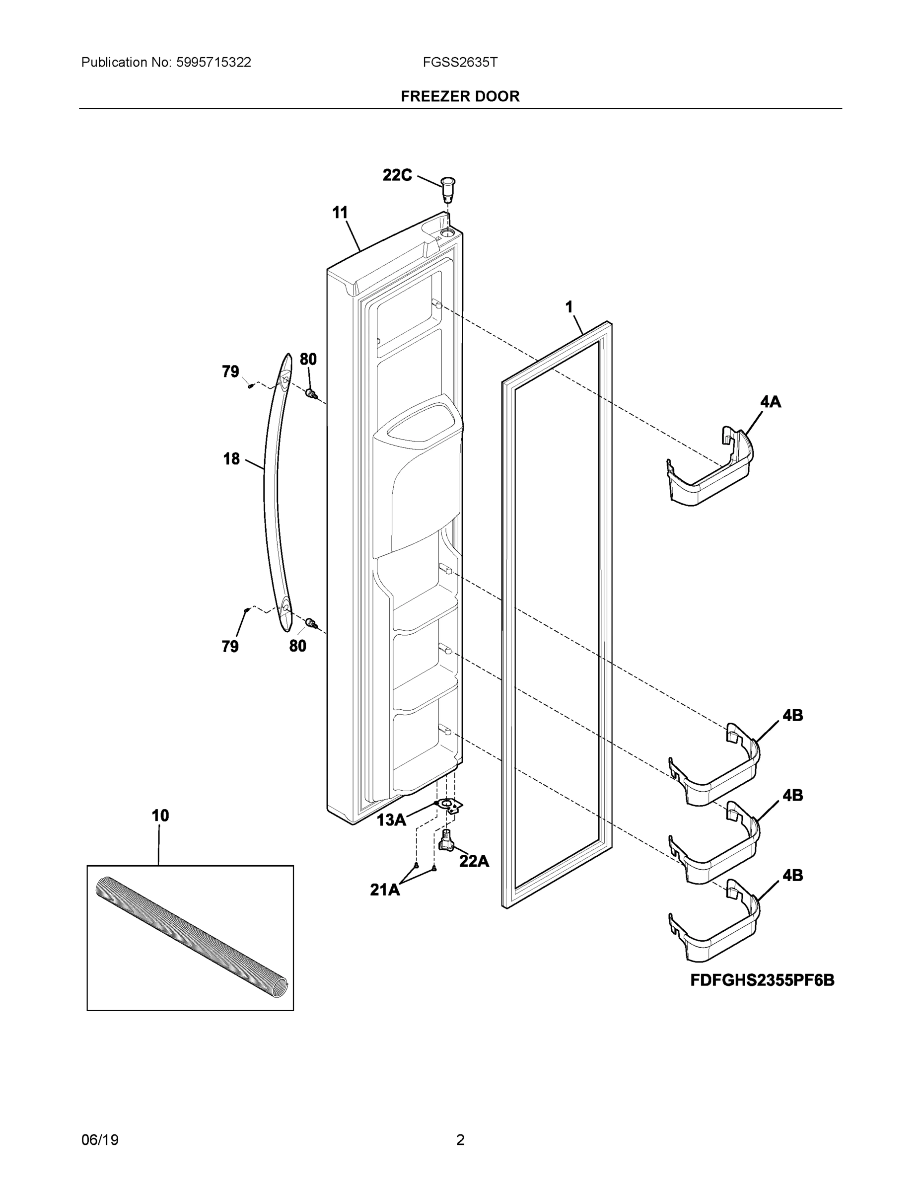 02 - FREEZER DOOR