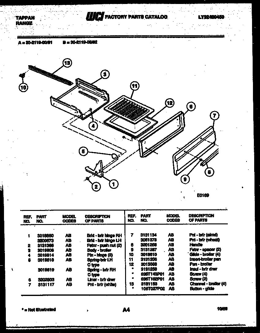 04 - BROILER DRAWER PARTS