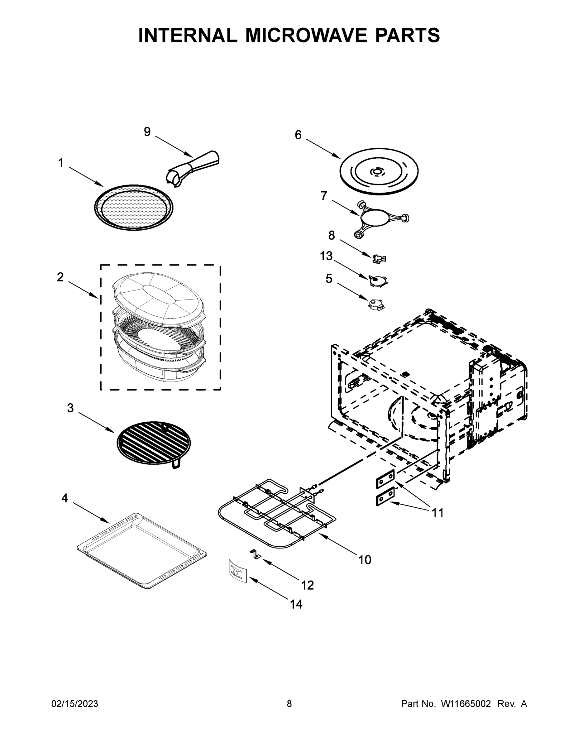 05 - INTERNAL MICROWAVE PARTS