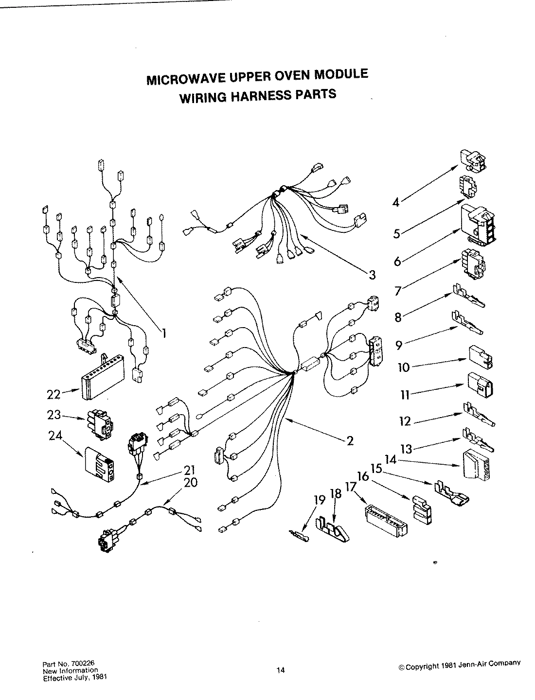 09 - WIRING HARNESS (MICROWAVE)