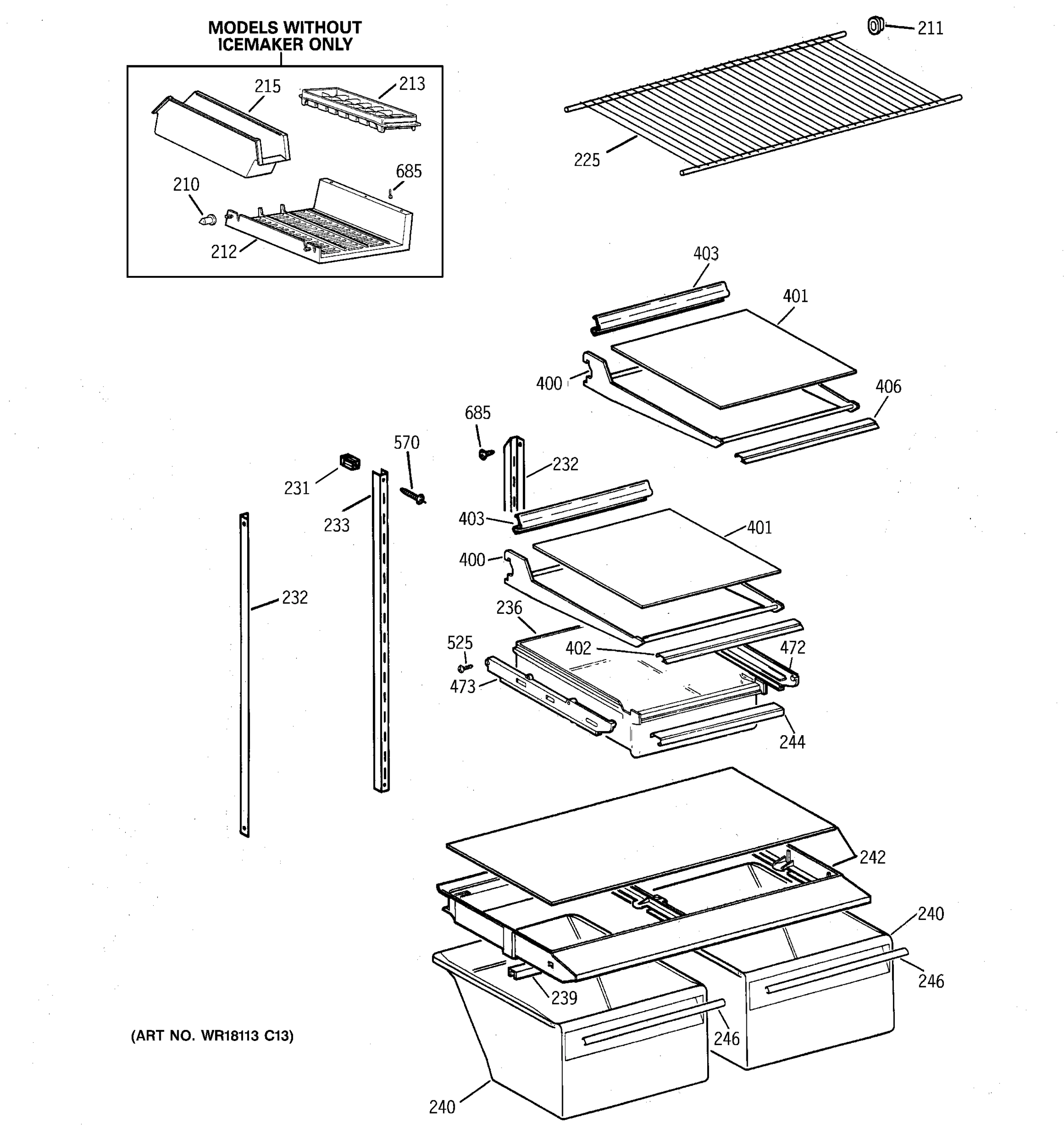 SHELF PARTS