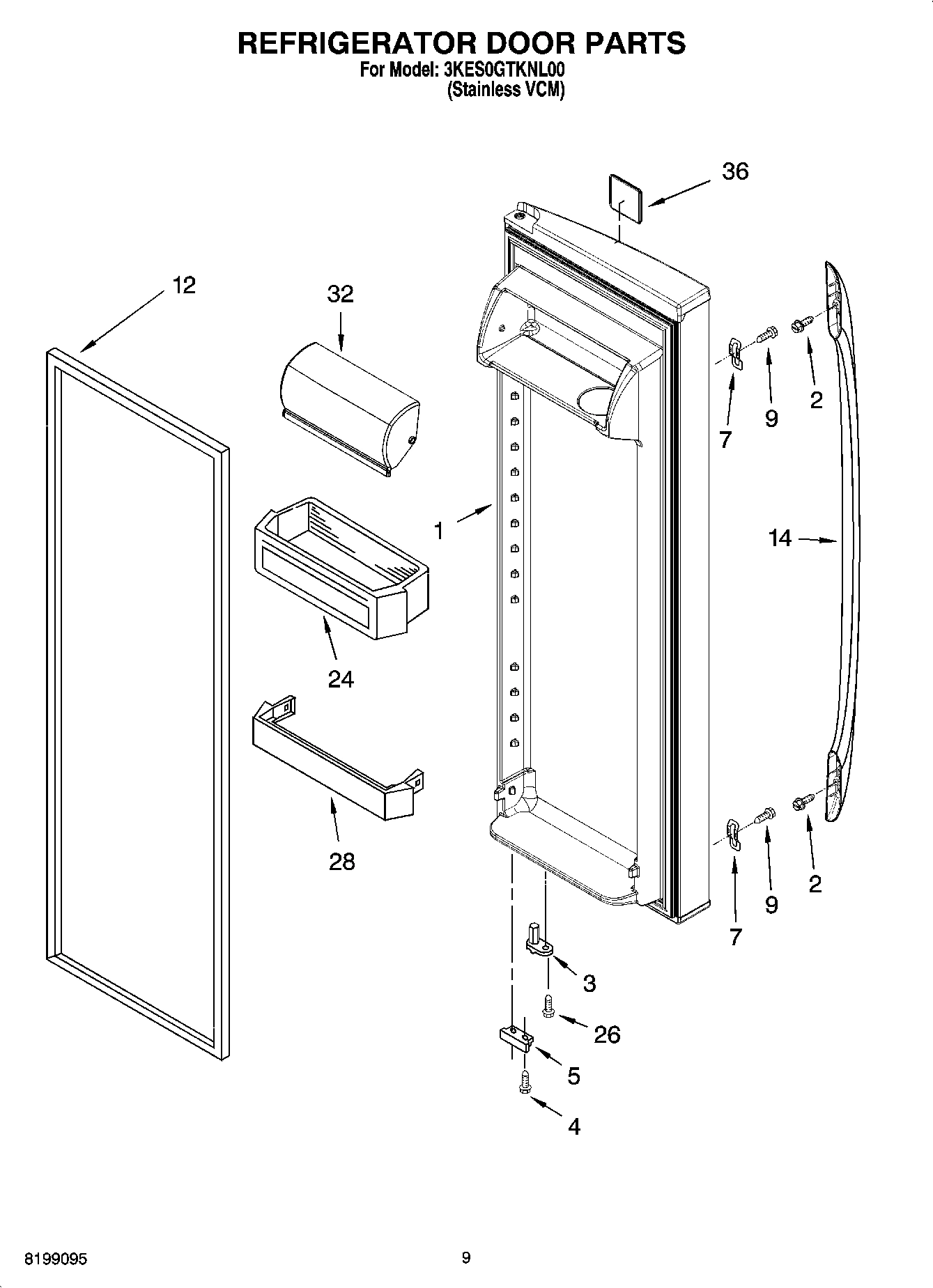 06 - REFRIGERATOR DOOR PARTS