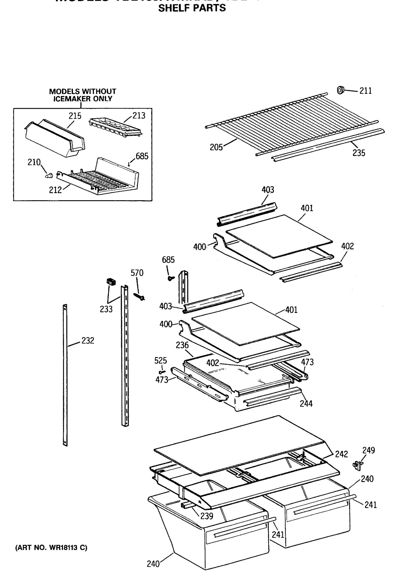 SHELF PARTS