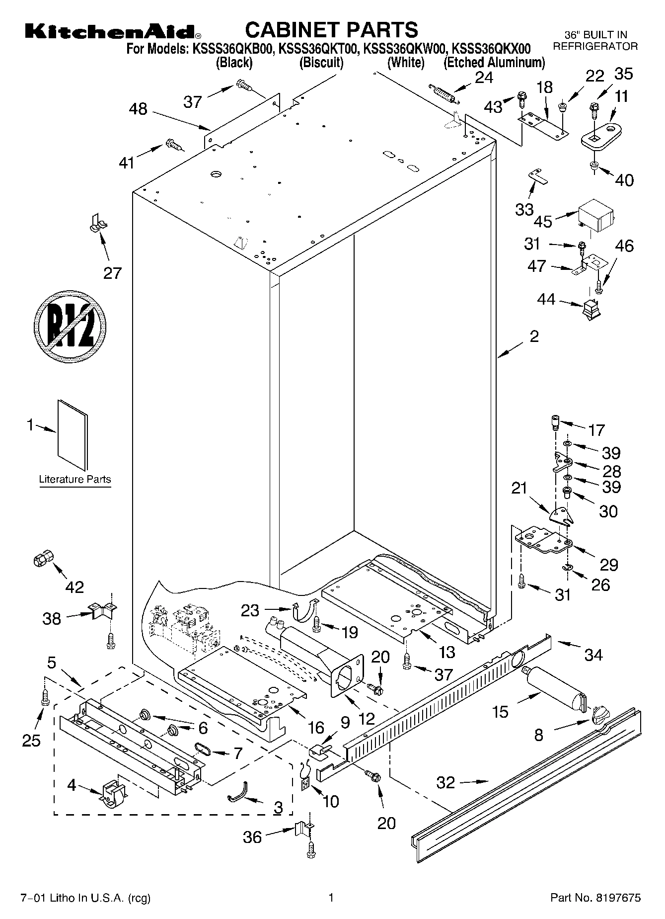 01 - CABINET, LITERATURE