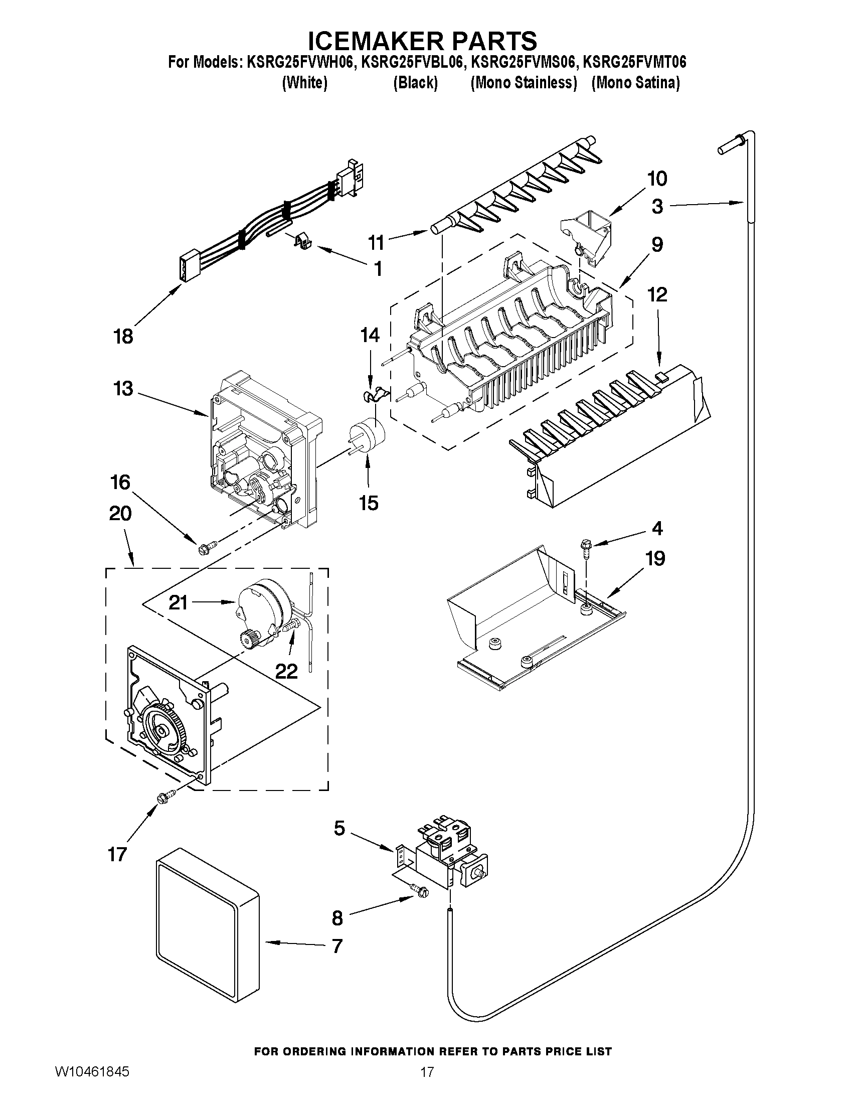 11 - ICEMAKER PARTS