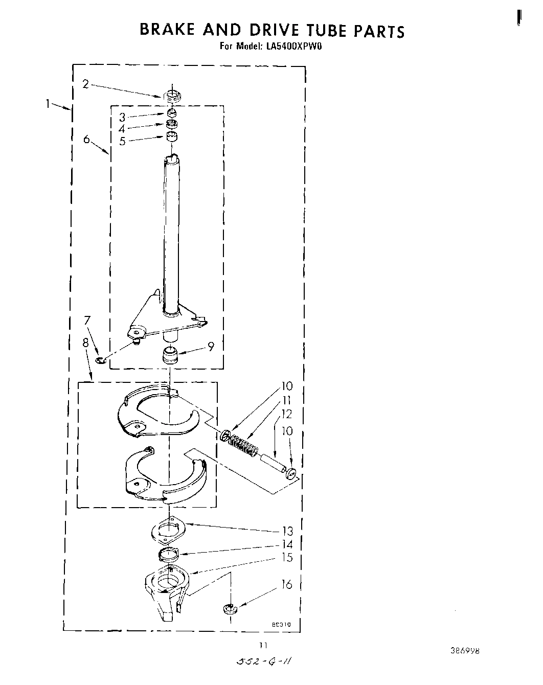 09 - BRAKE AND DRIVE TUBE
