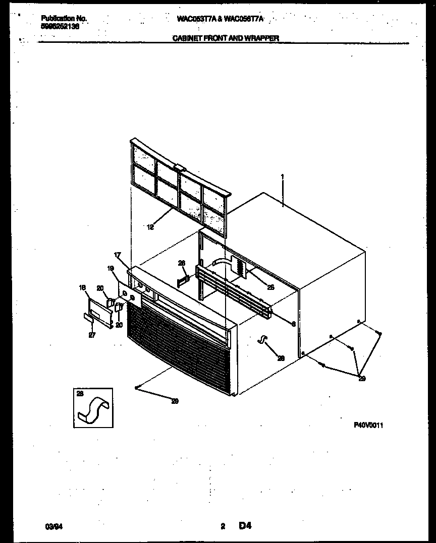 02 - CABINET FRONT AND WRAPPER