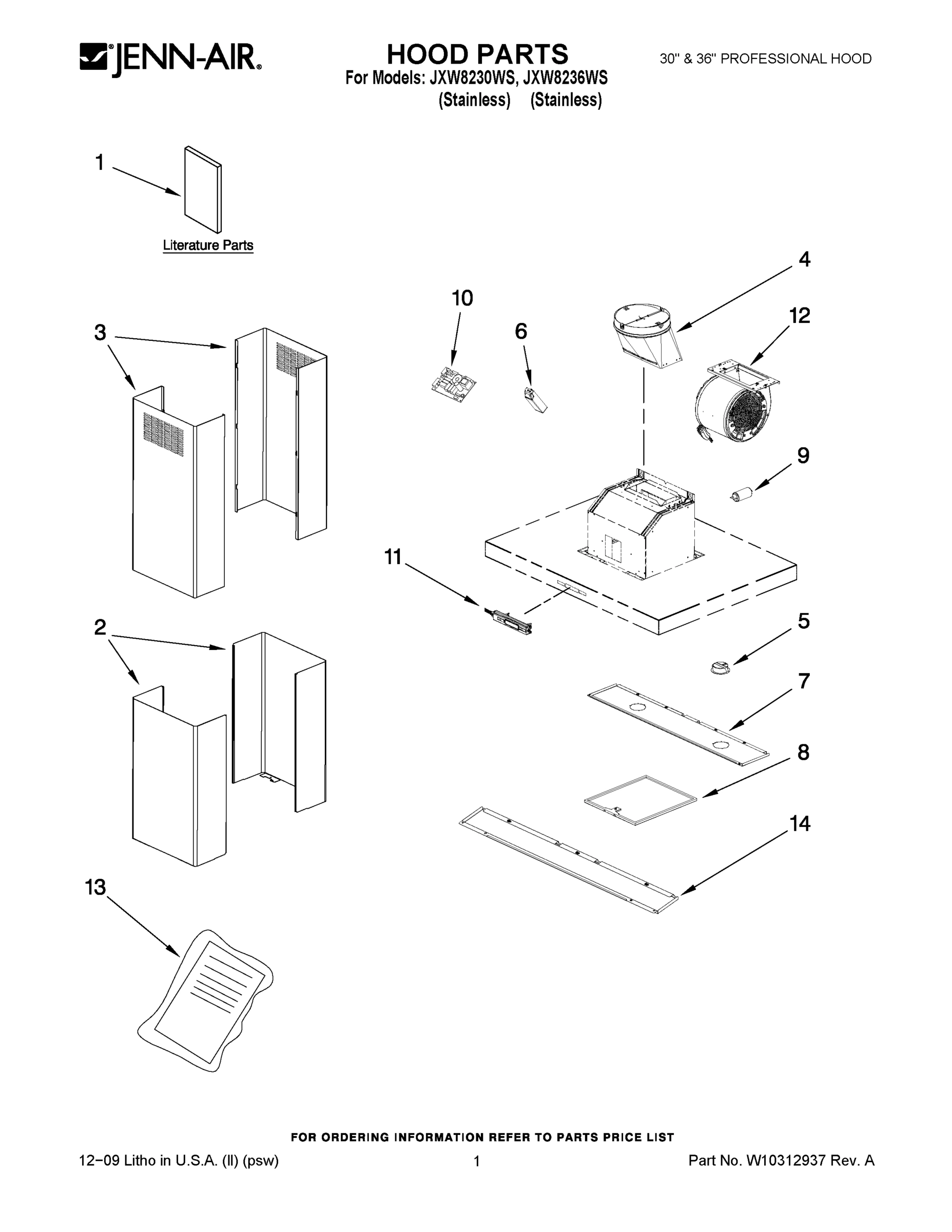 01 - HOOD PARTS