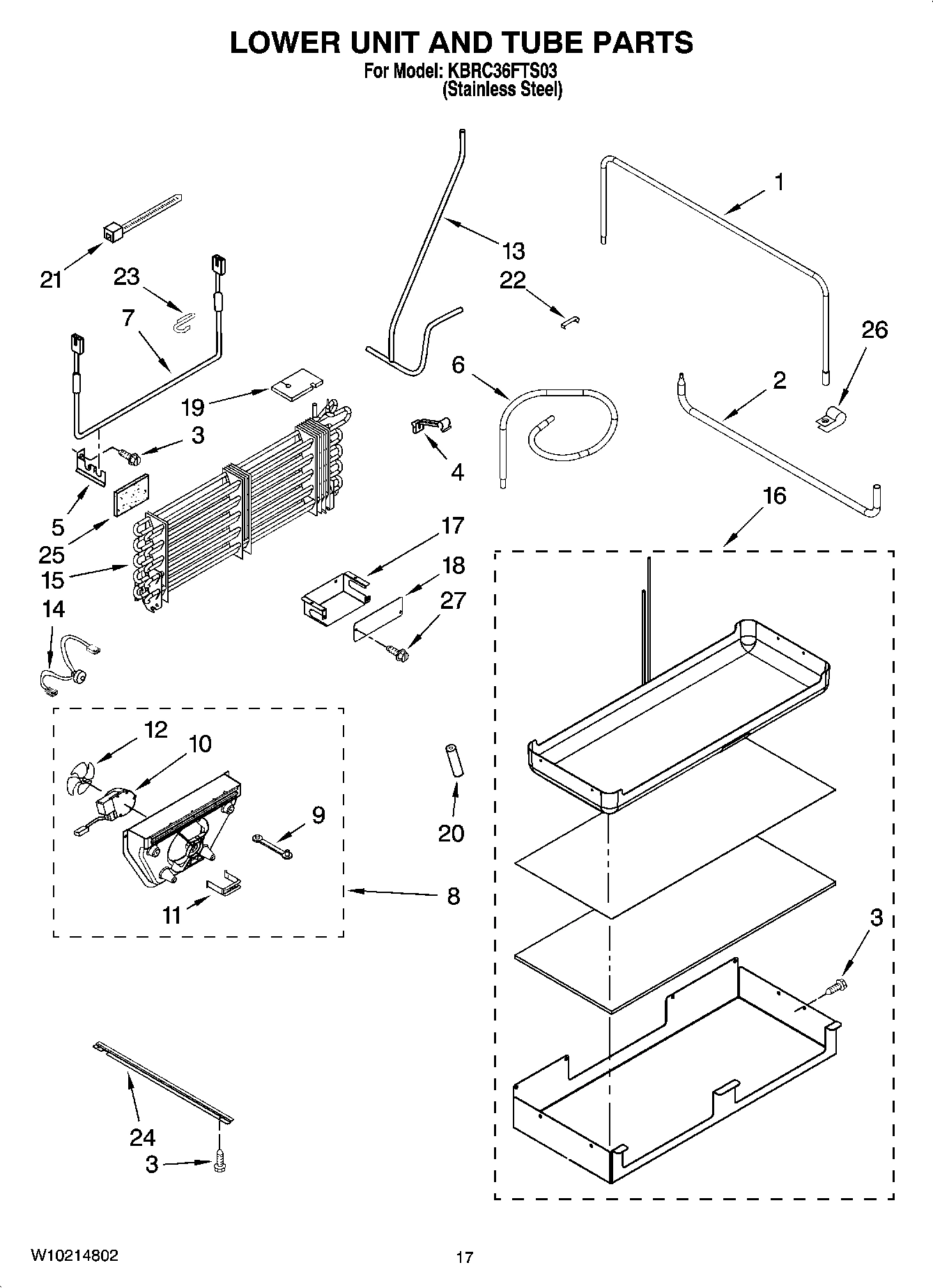 10 - LOWER UNIT AND TUBE PARTS