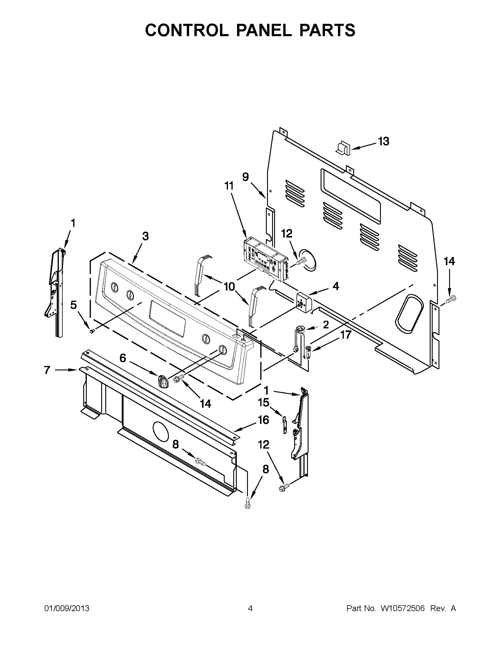 02 - CONTROL PANEL PARTS