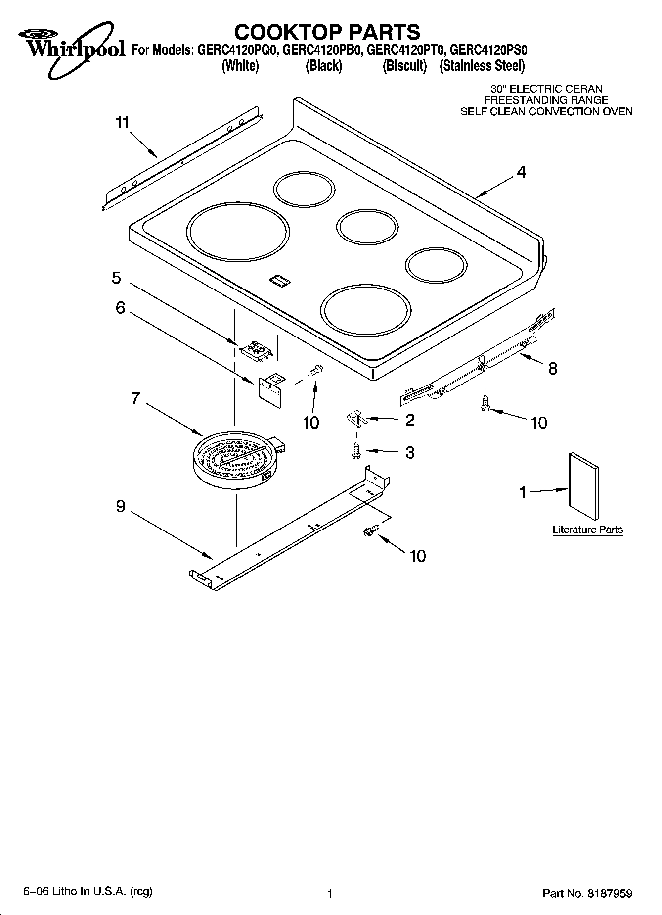 01 - COOKTOP PARTS