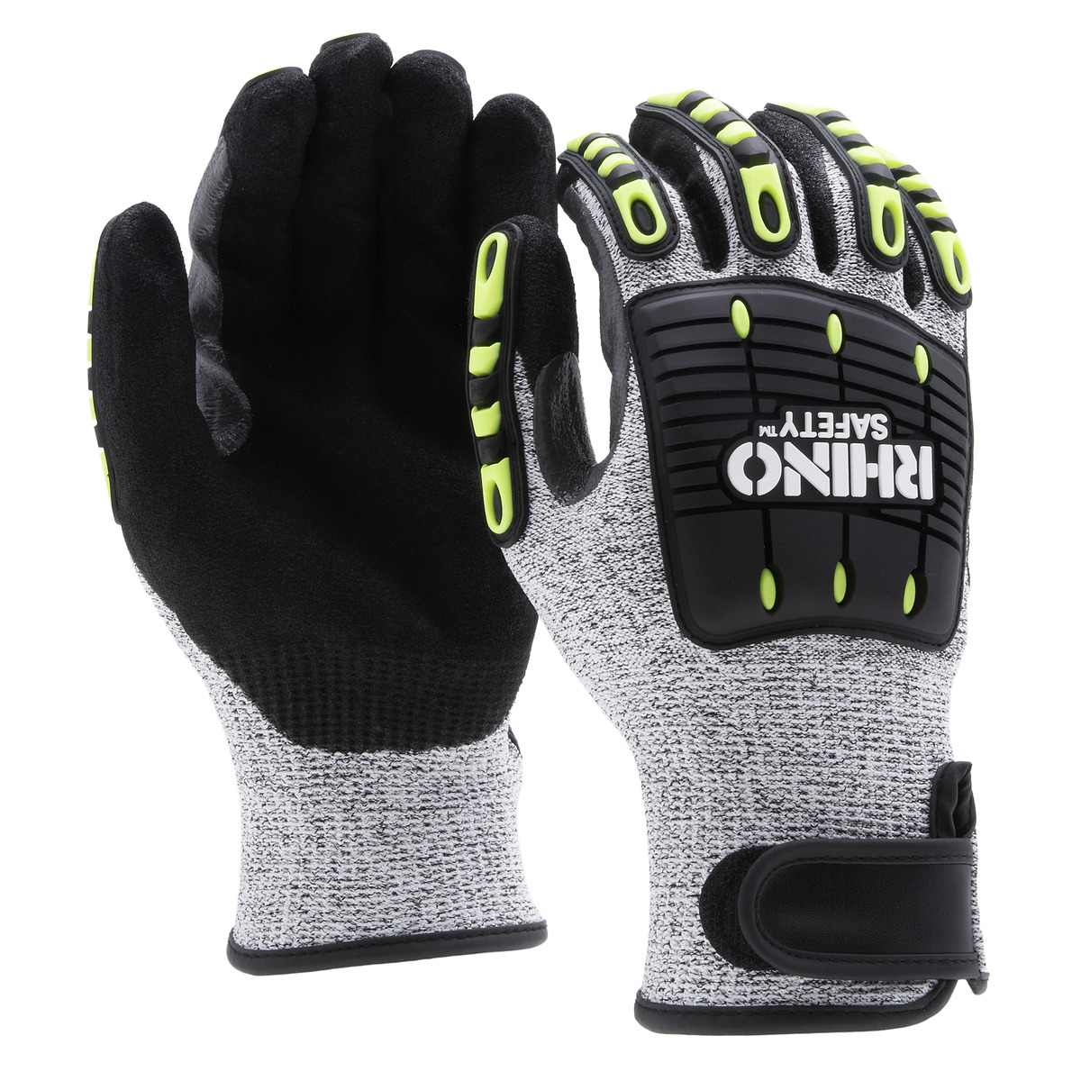 General Purpose Work Gloves: Medium, Nitrile Coated, Nylon 45-101-M