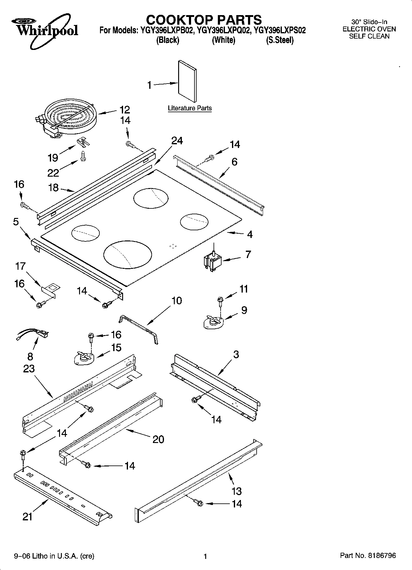 01 - COOKTOP PARTS