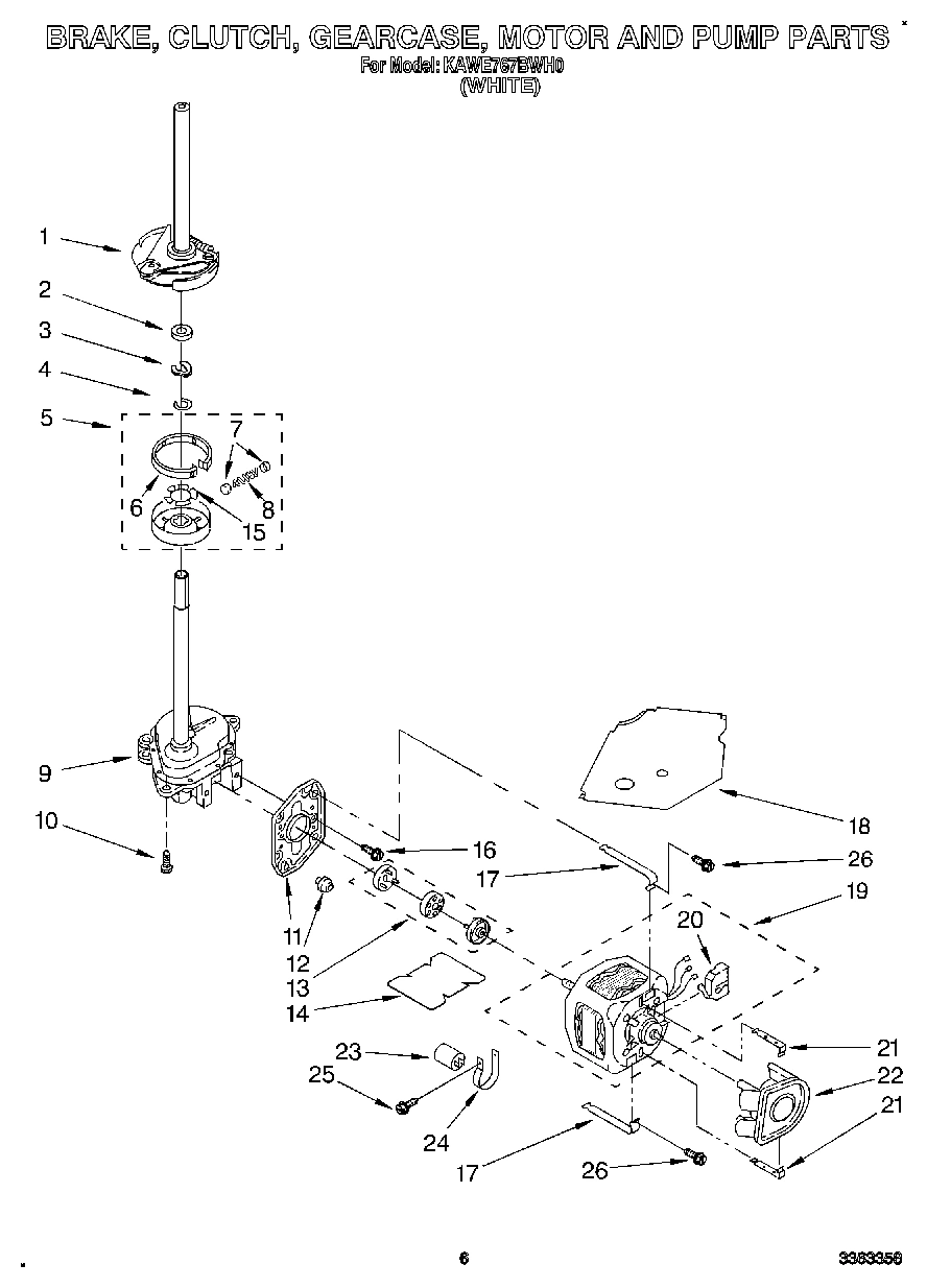 04 - BRAKE, CLUTCH, GEARCASE, MOTOR AND PUMP