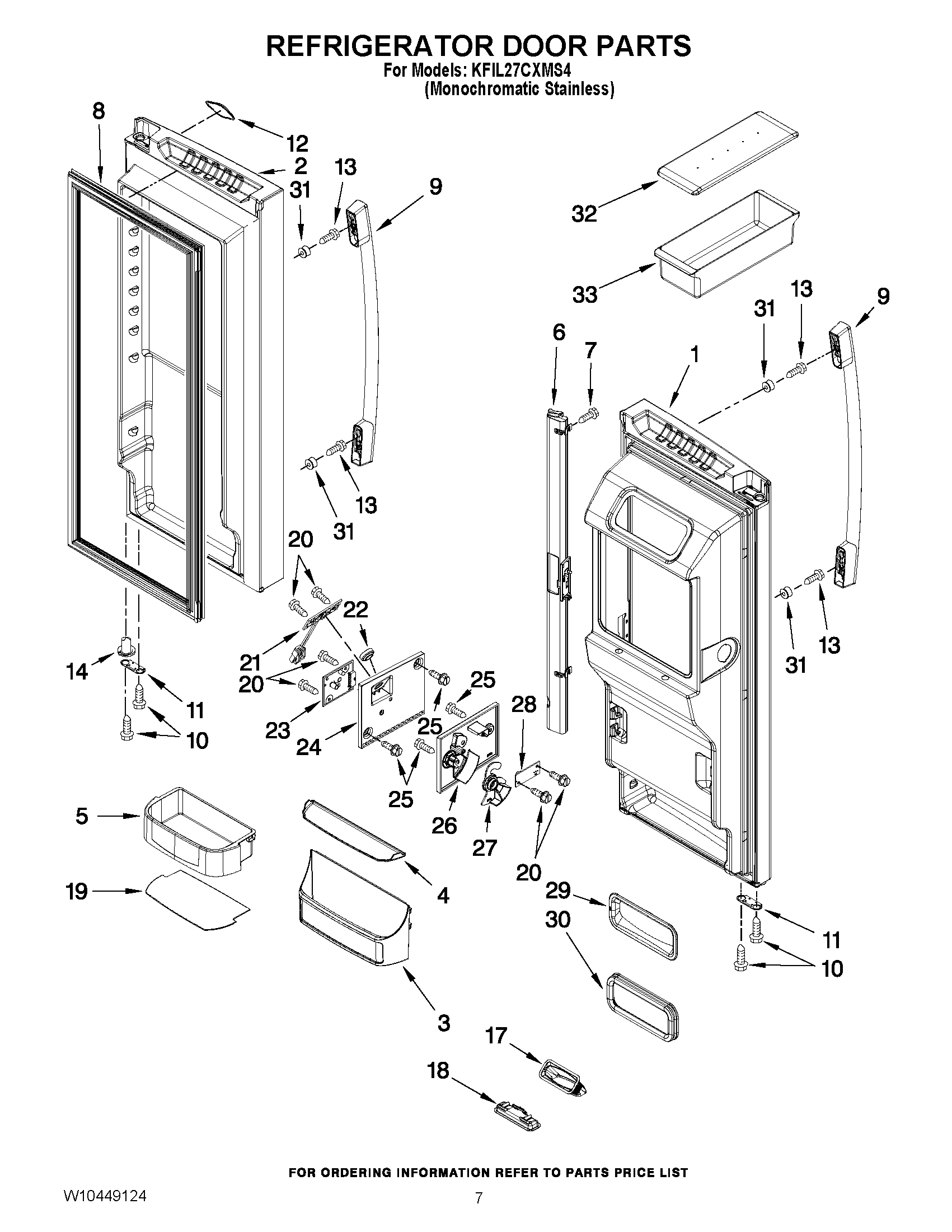 04 - REFRIGERATOR DOOR PARTS