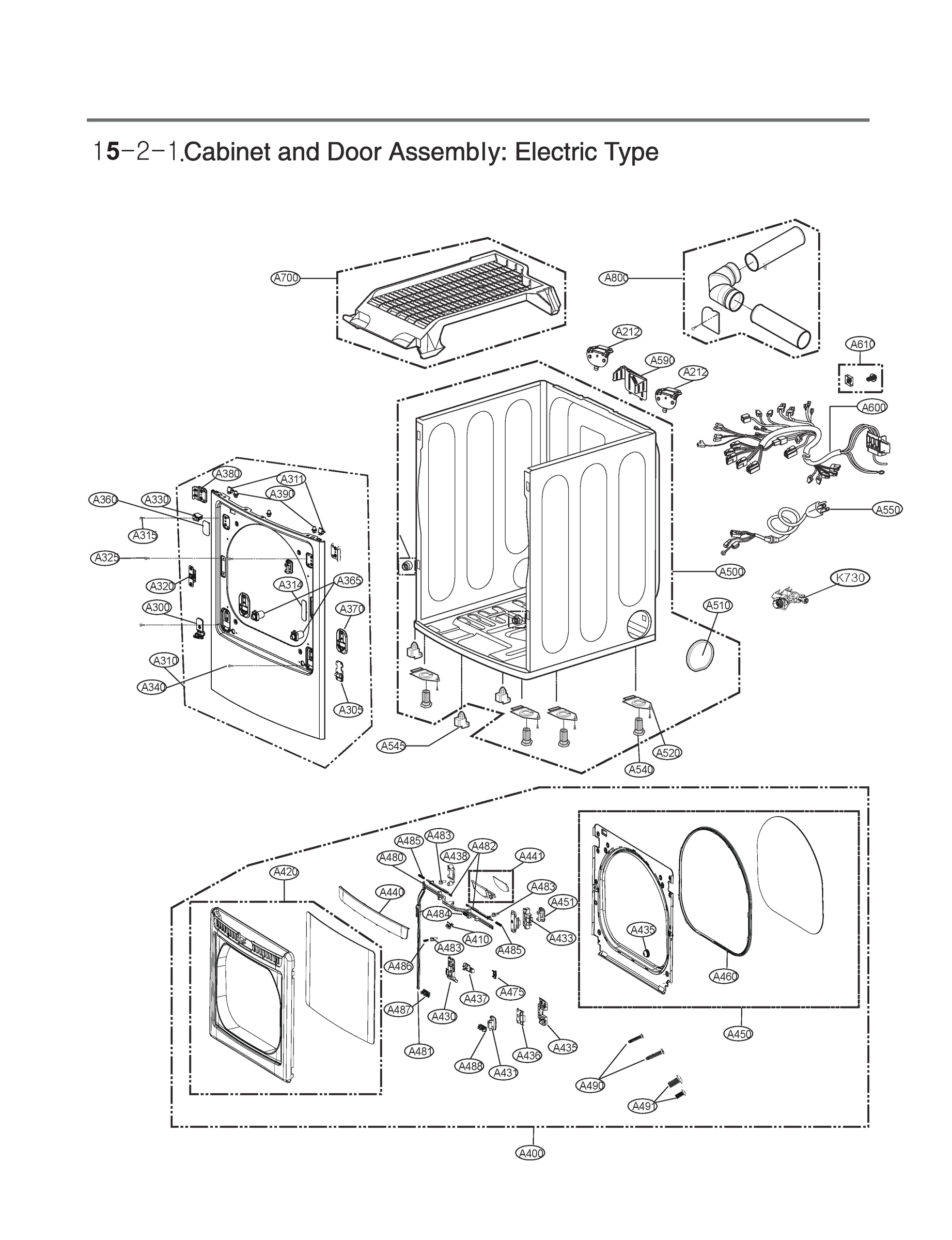 CABINET AND DOOR ASSEMBLY