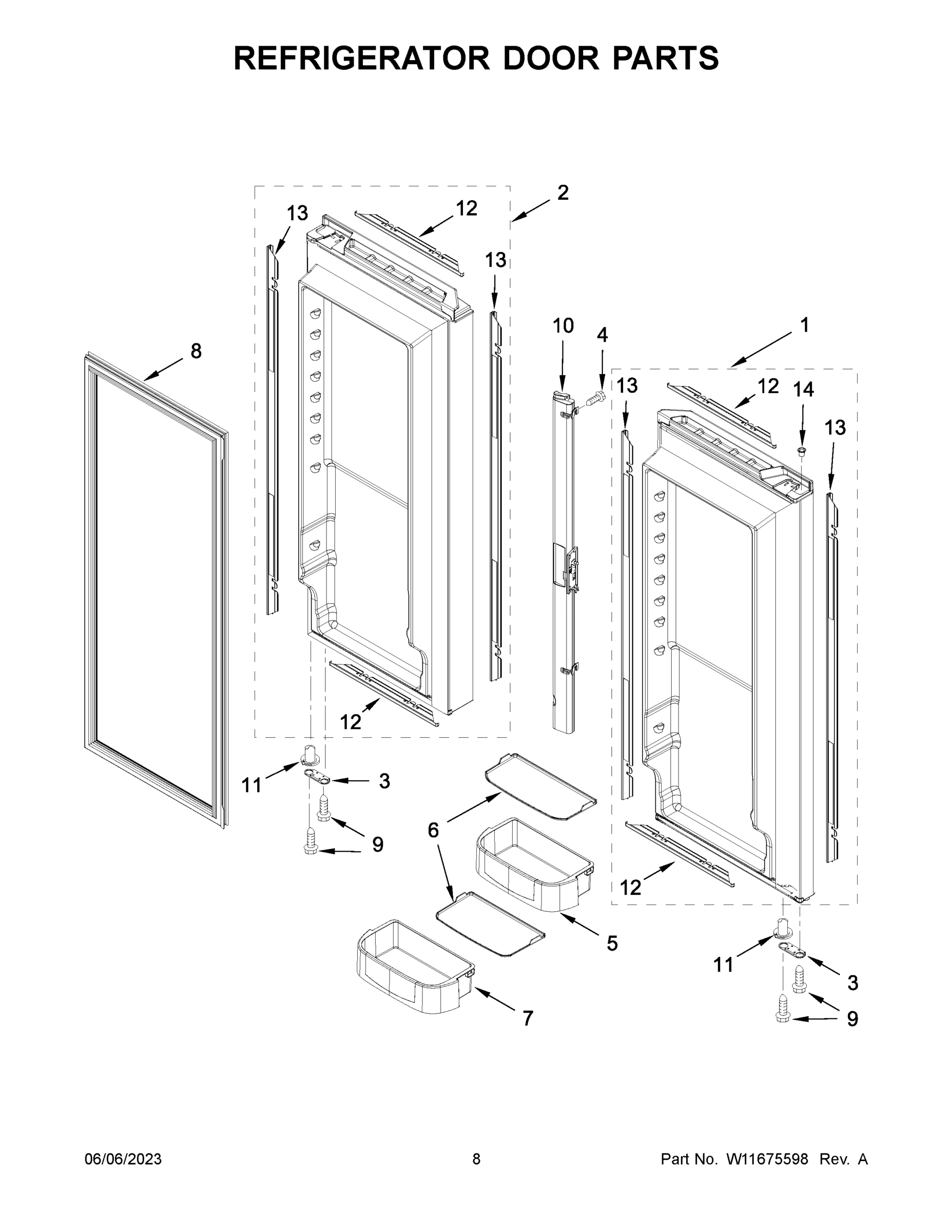 05 - REFRIGERATOR DOOR PARTS