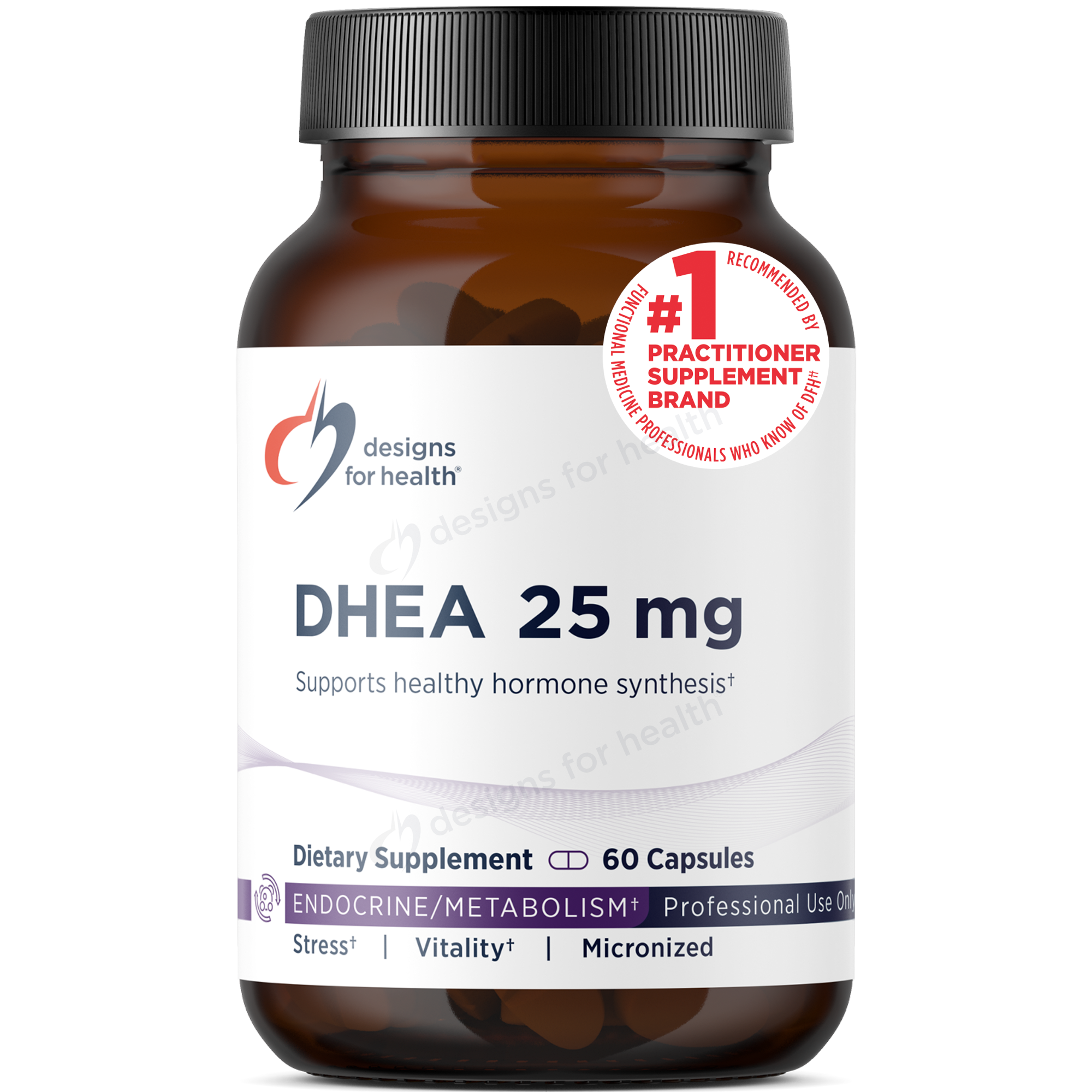 Dhea 25MG Designs for Health supplement