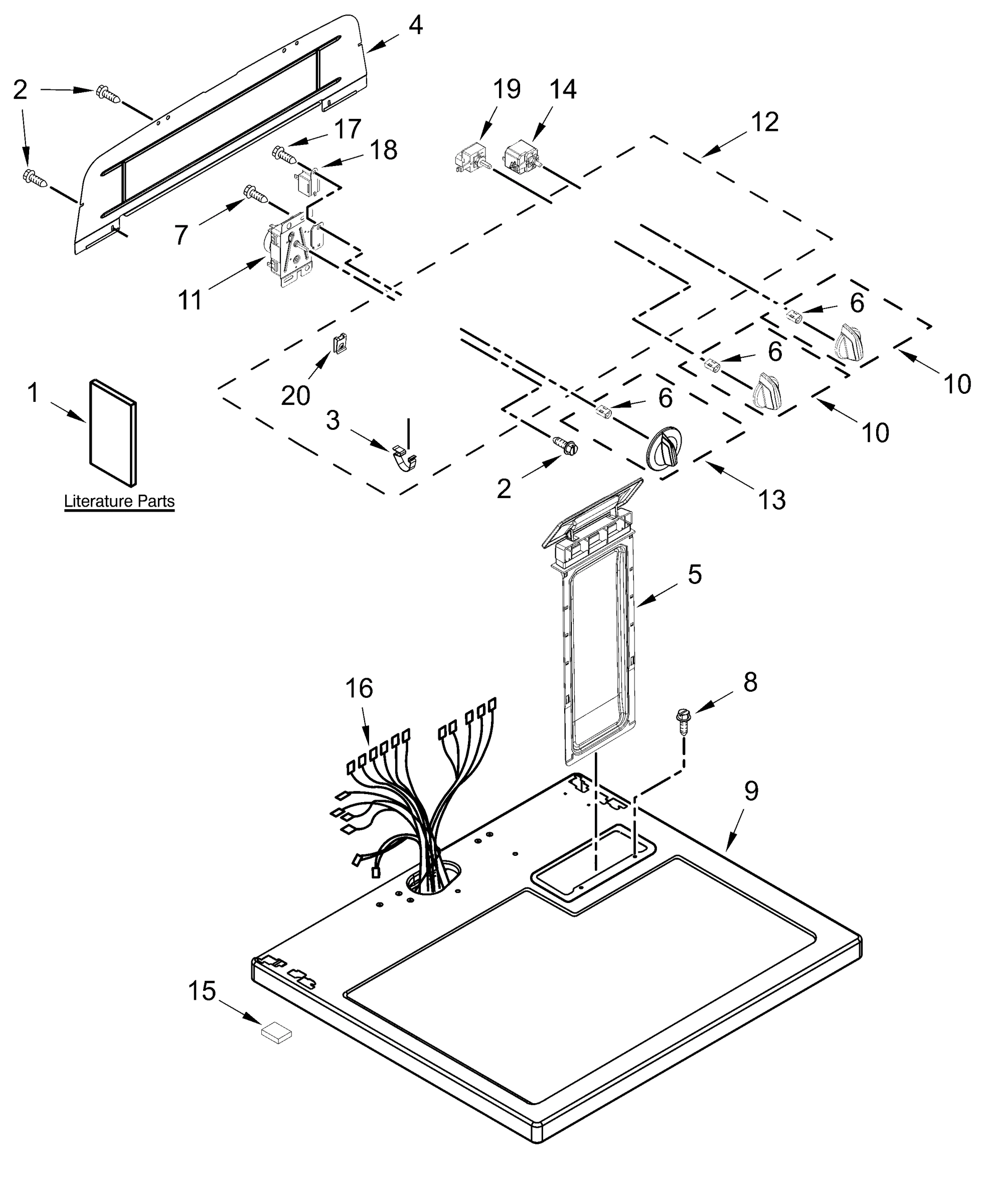 TOP AND CONSOLE PARTS