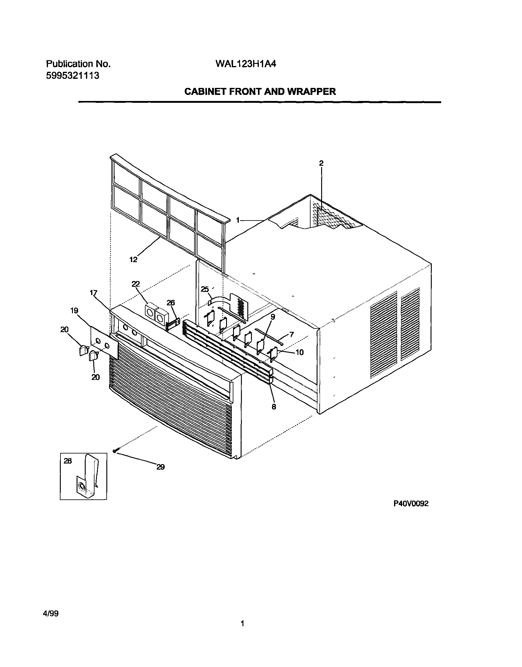 02 - CABINET FRONT AND WRAPPER