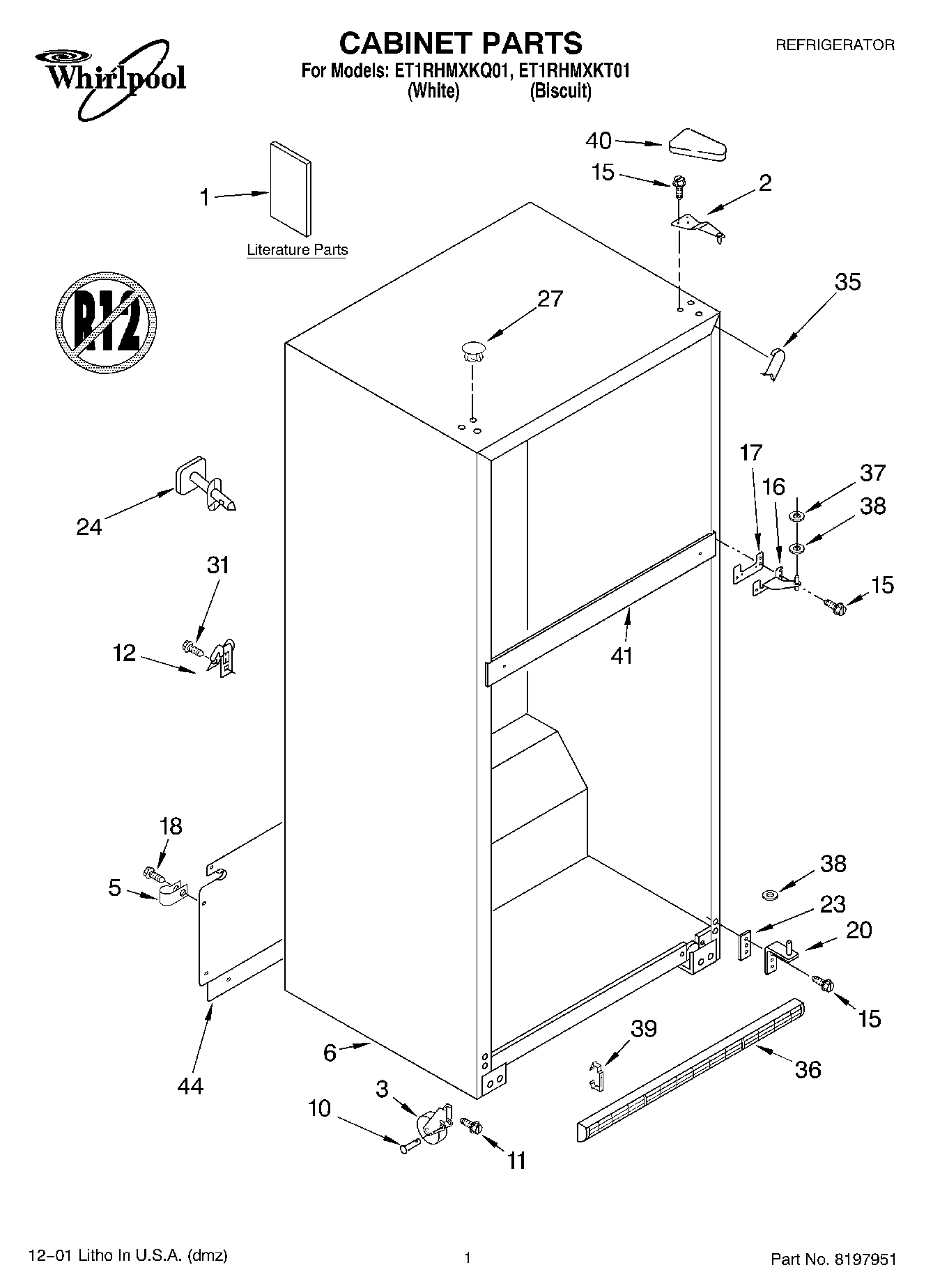 01 - CABINET, LITERATURE