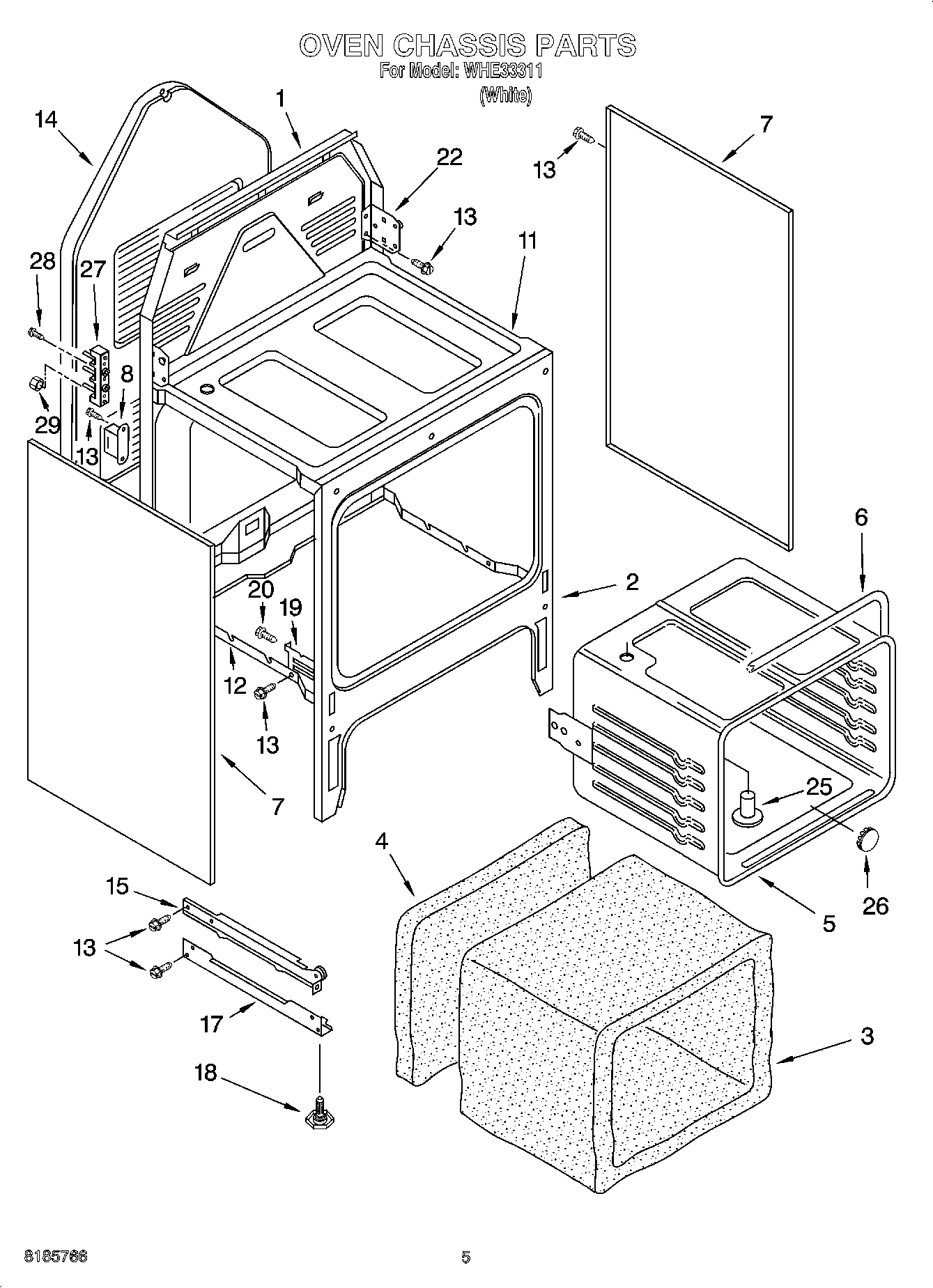 04 - OVEN CHASSIS PARTS