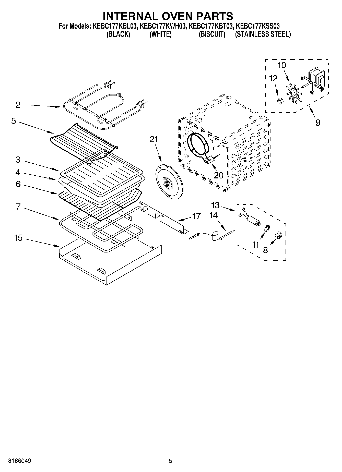 04 - INTERNAL OVEN PARTS