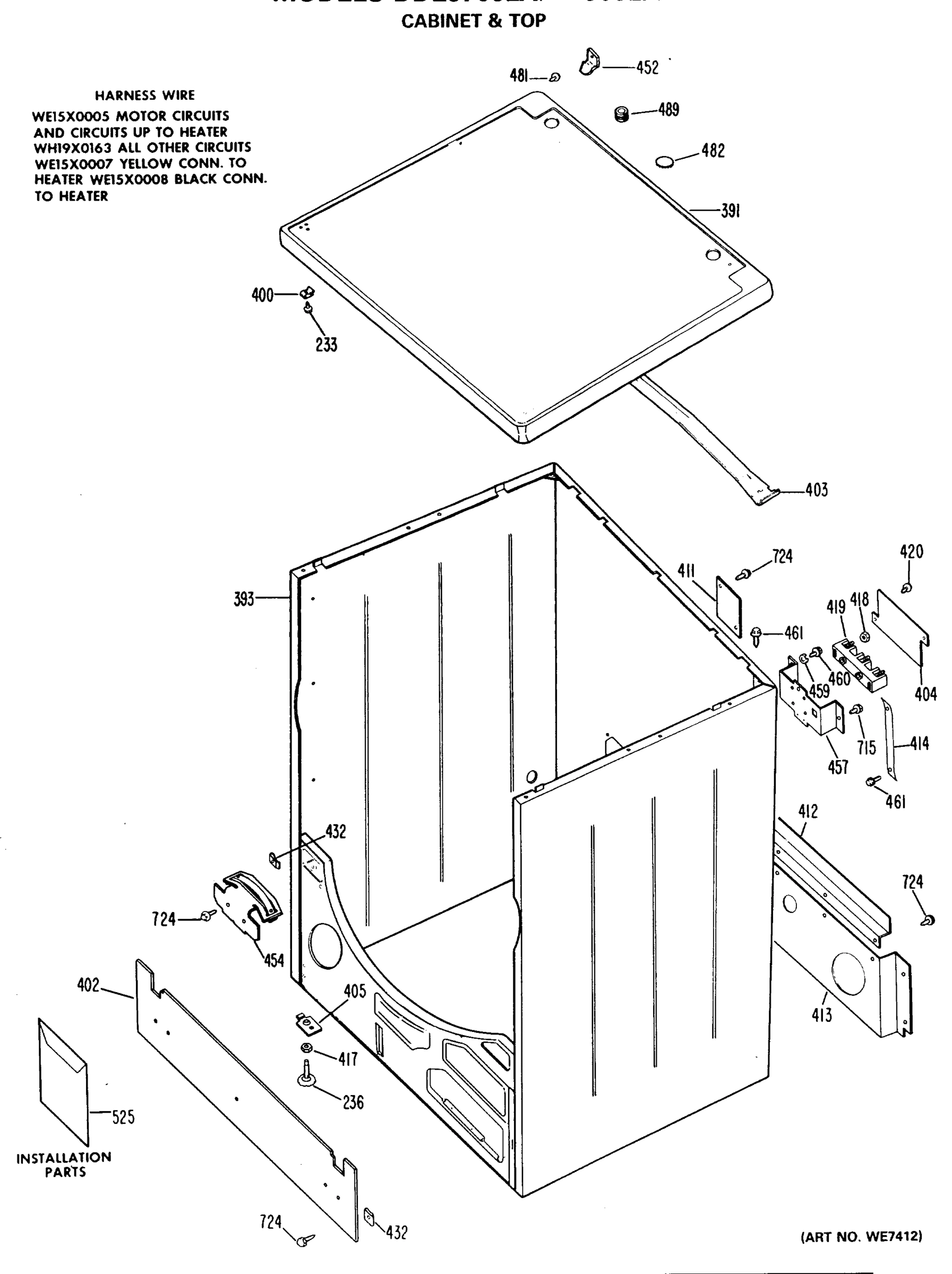 CABINET & TOP