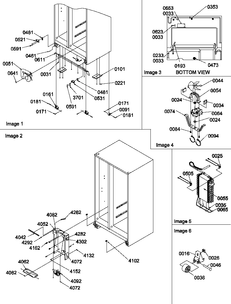 03 - DRAIN SYSTEMS, ROLLERS, AND EVAP ASSY
