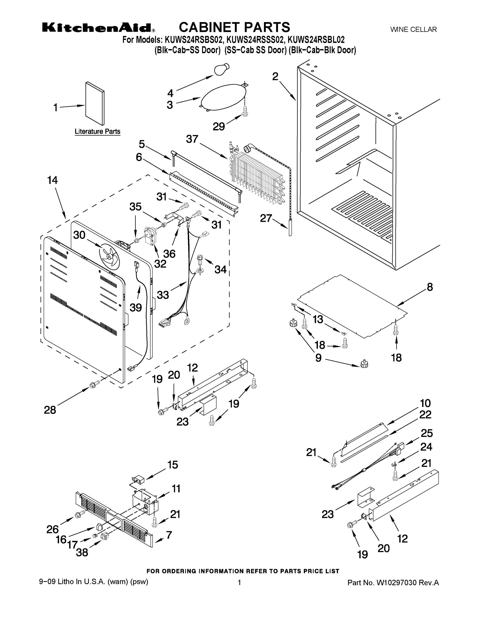 01 - CABINET PARTS