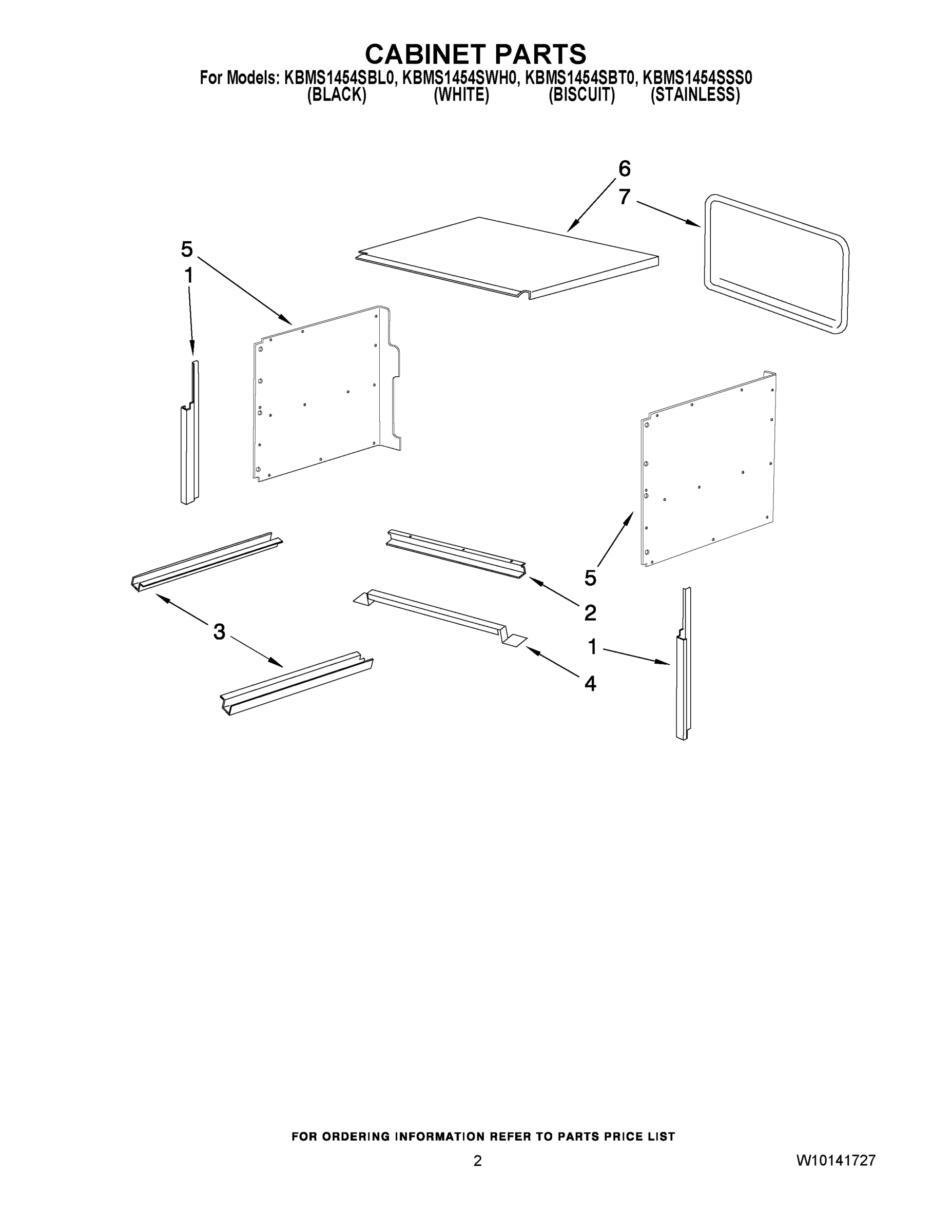 02 - CABINET PARTS