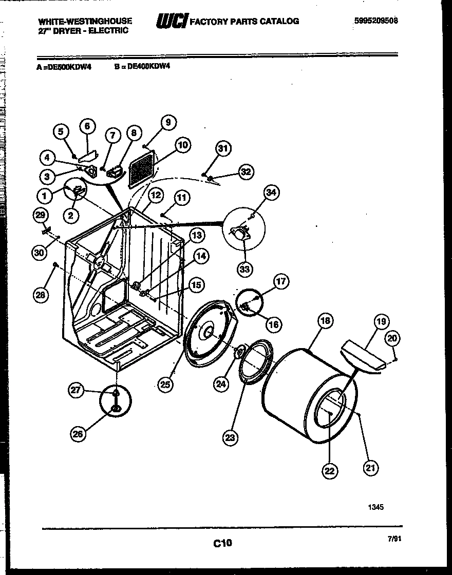02 - CABINET AND COMPONENT PARTS