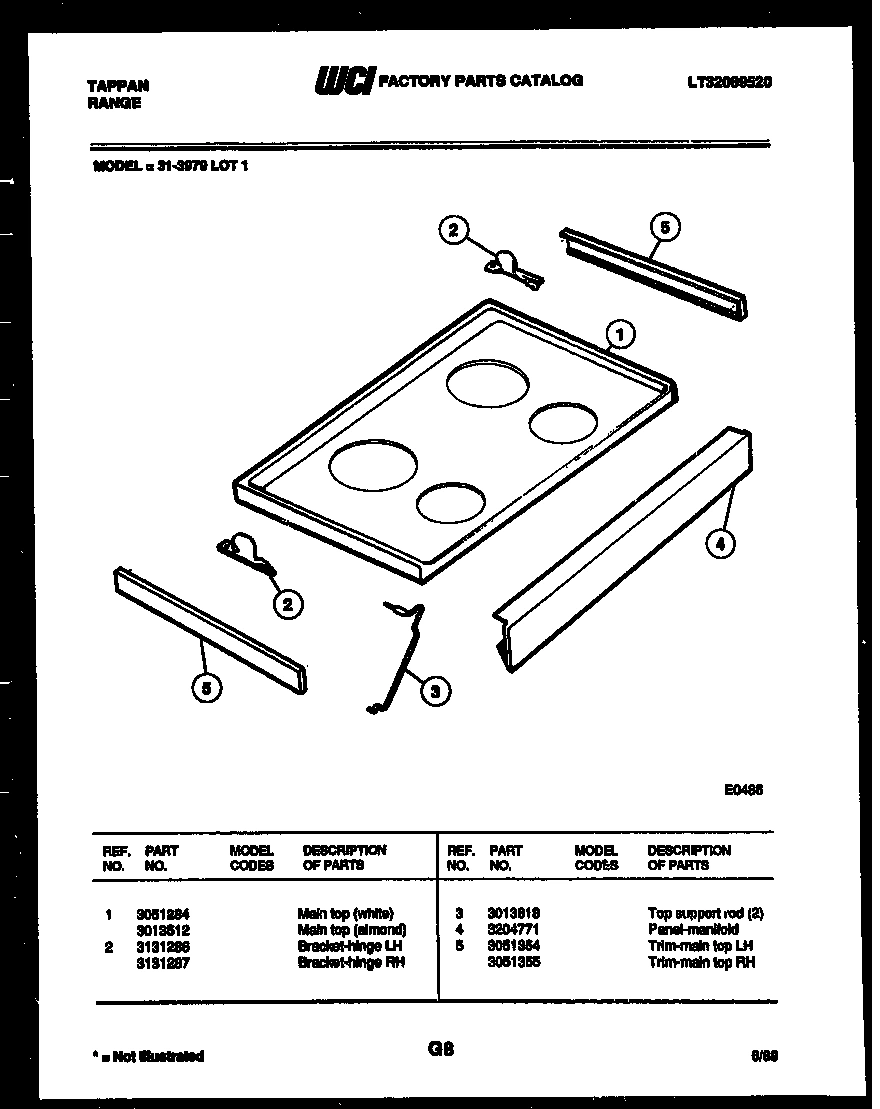 05 - COOKTOP PARTS