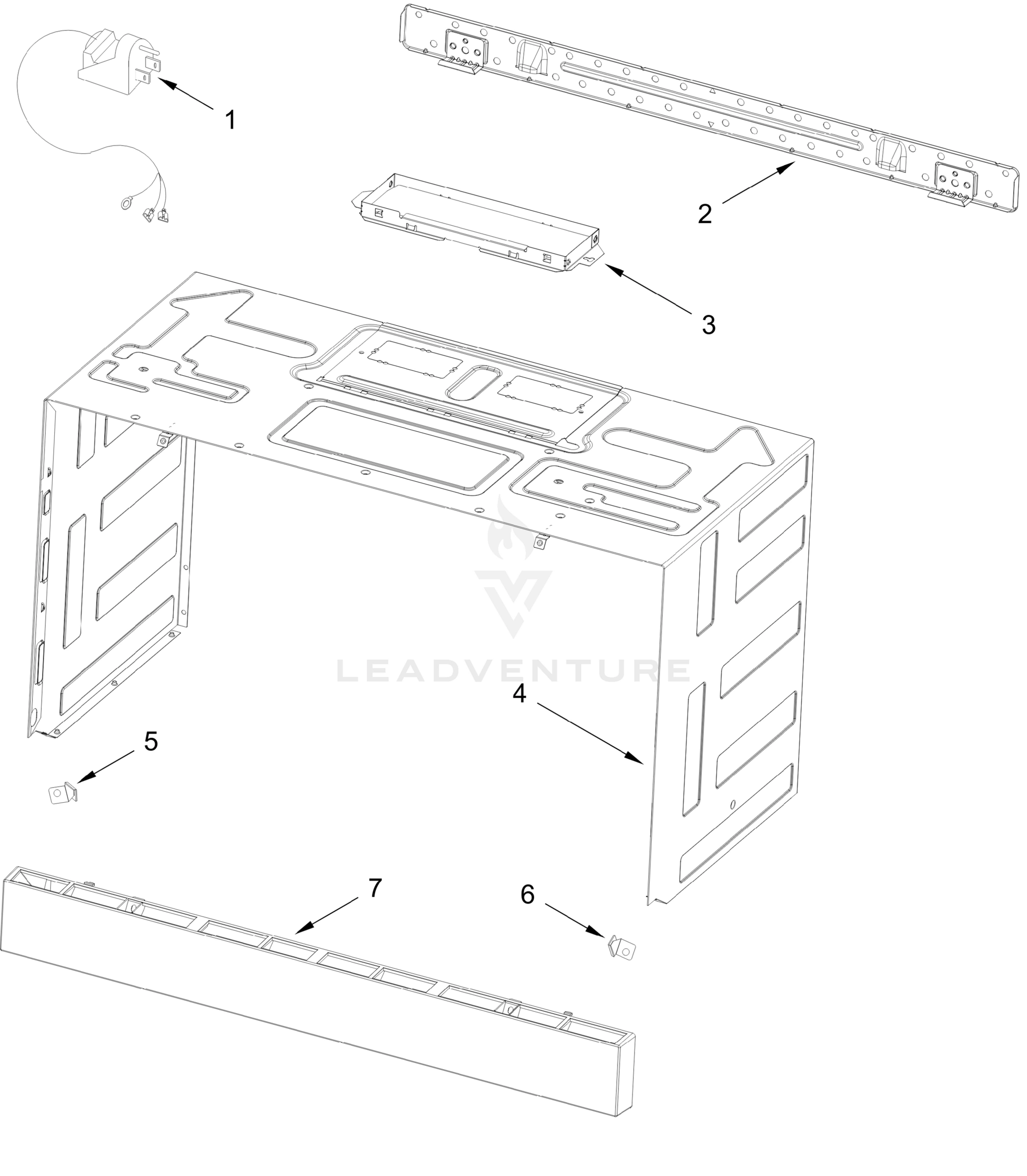 CABINET AND INSTALLATION PARTS