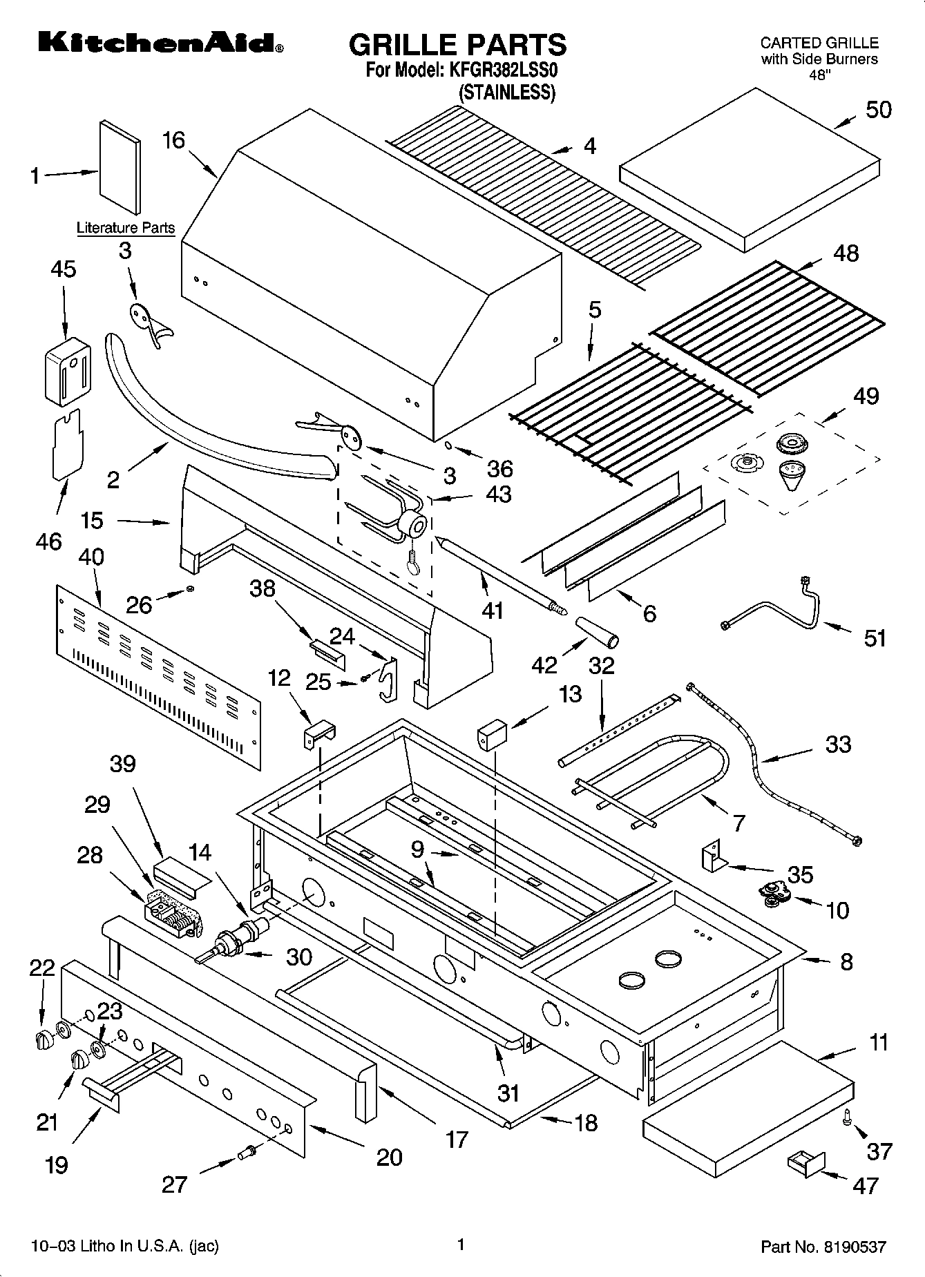 01 - GRILLE PARTS