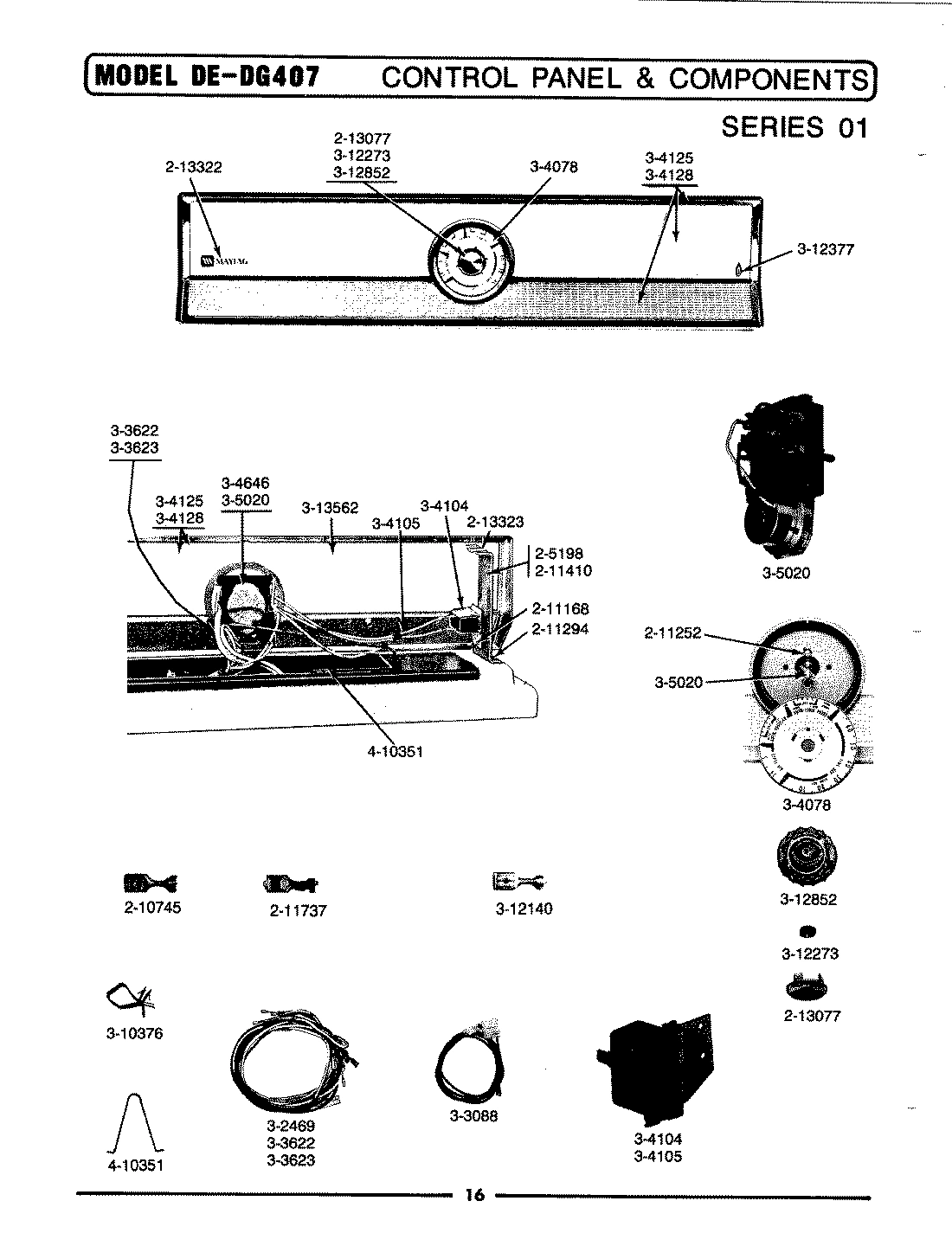 03 - CONTROL PANEL & COMPONENTS (SER 01)