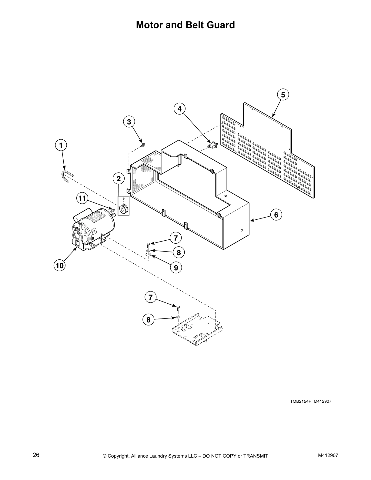 Motor and Belt Guard