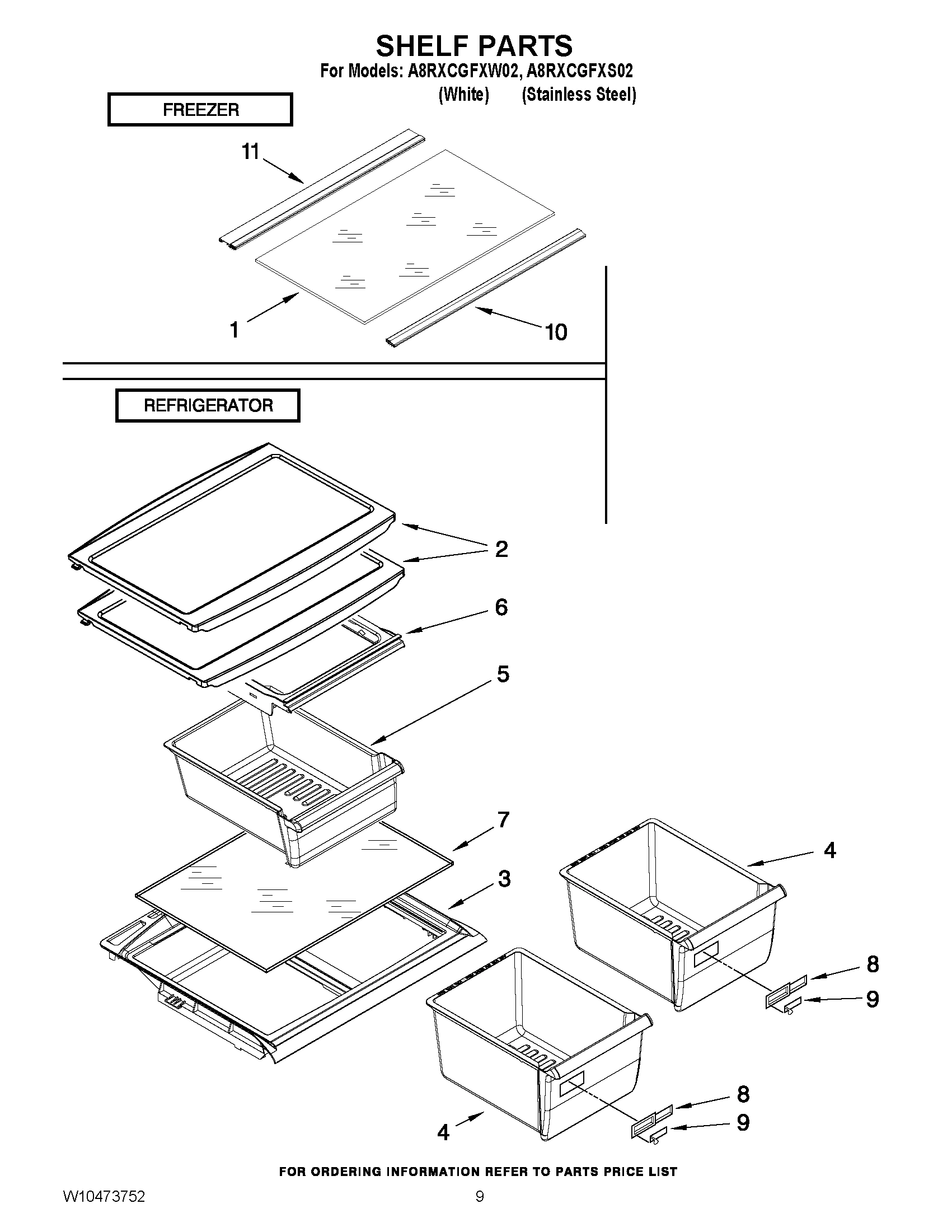05 - SHELF PARTS