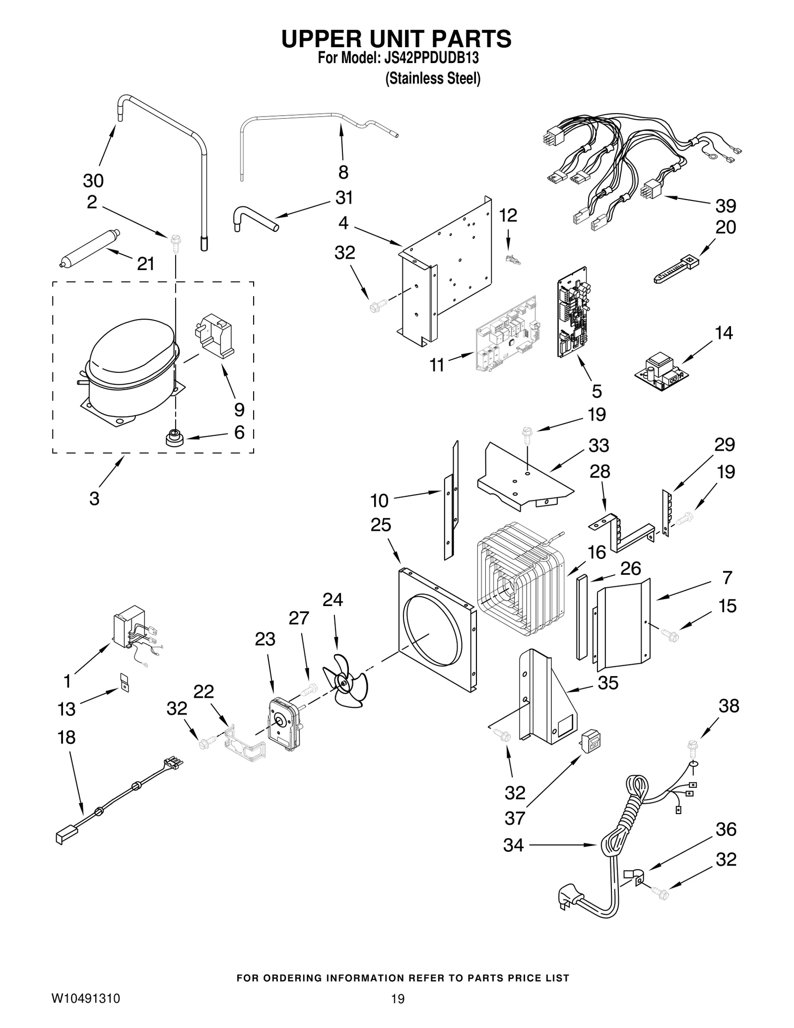 UPPER UNIT PARTS