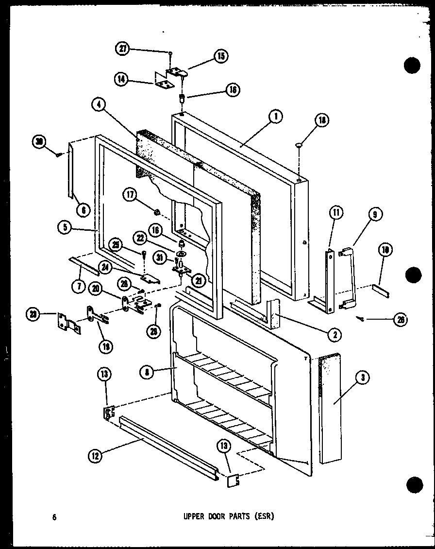 04 - UPPER DOOR PARTS (ESR)