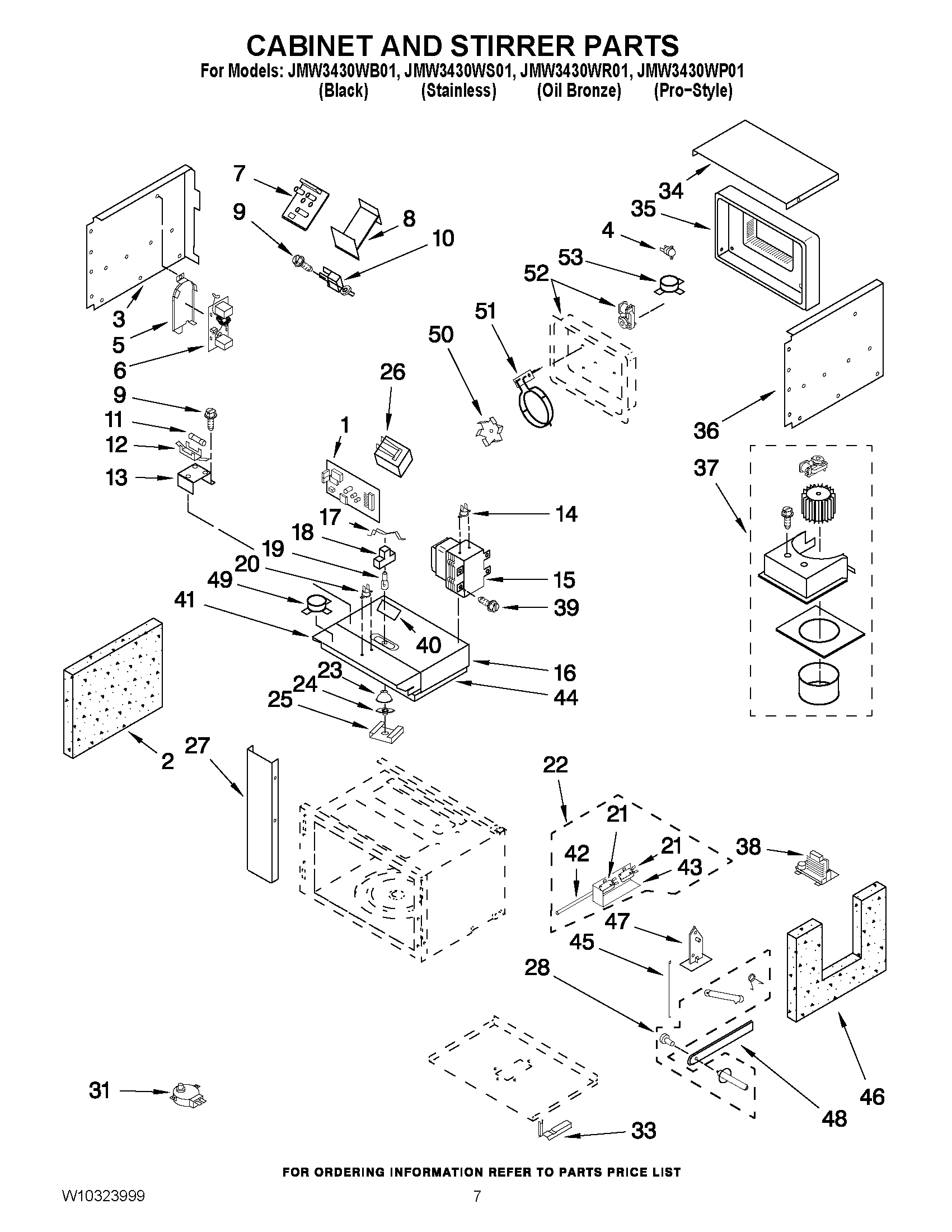 05 - CABINET AND STIRRER PARTS