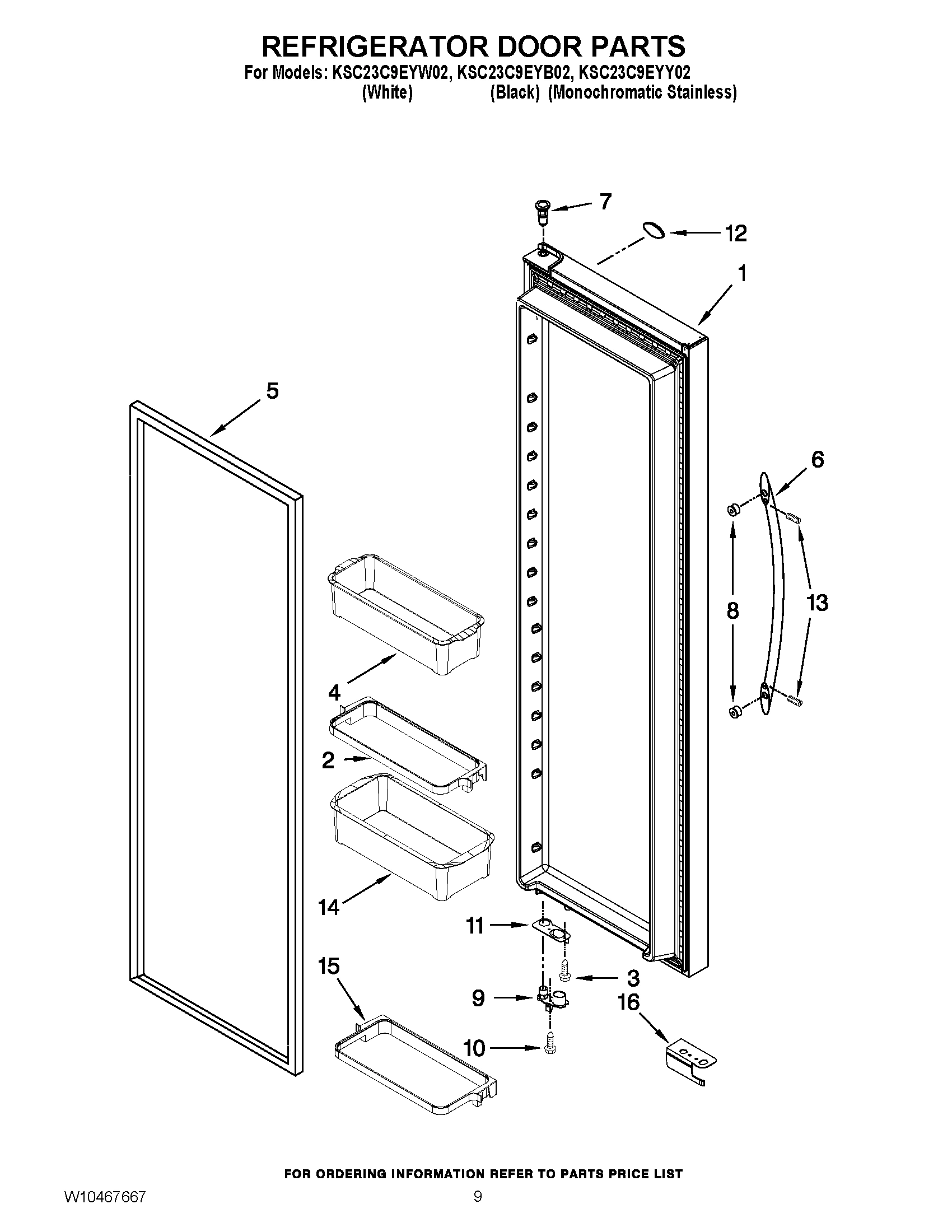 06 - REFRIGERATOR DOOR PARTS