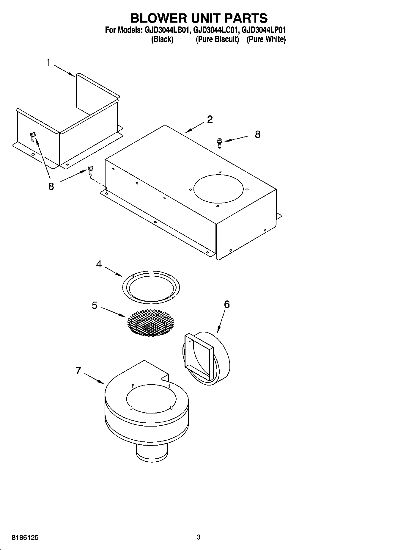 02 - BLOWER UNIT PARTS, MISCELLANEOUS PARTS