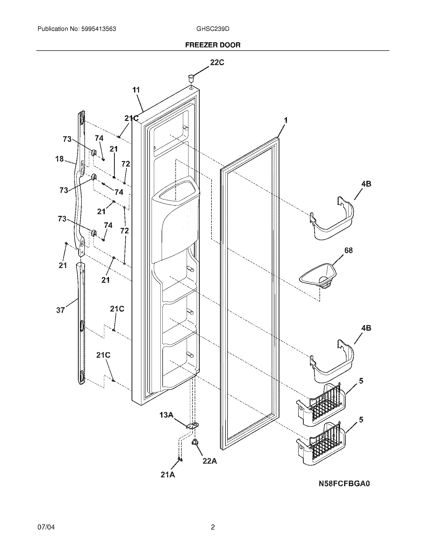 03 - FREEZER DOOR