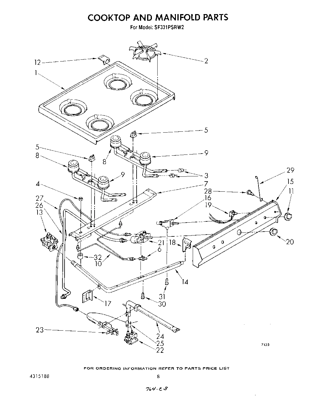 06 - COOKTOP AND MANIFOLD , LITERATURE AND OPTIONAL