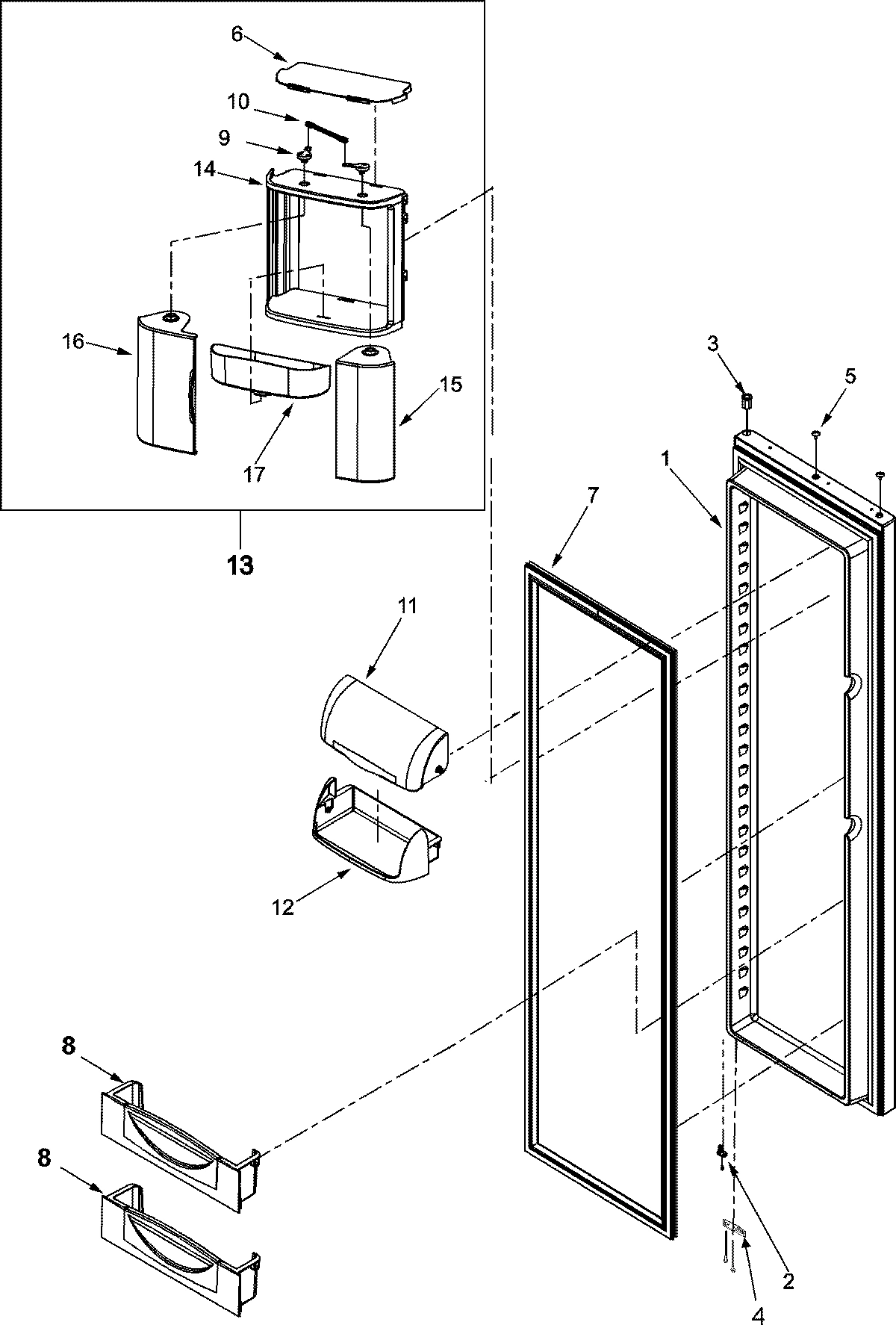 17 - REFRIGERATOR DOOR