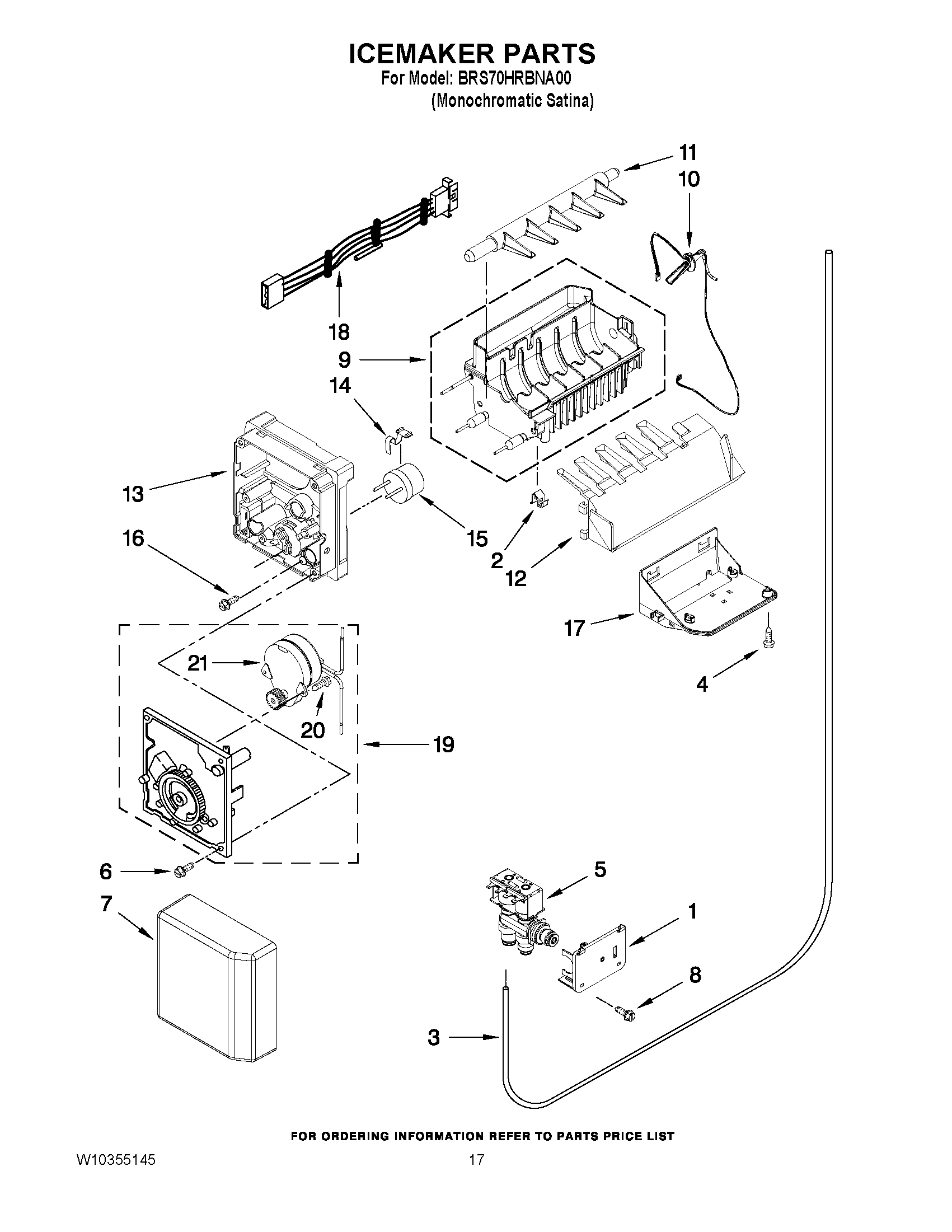 10 - ICEMAKER PARTS