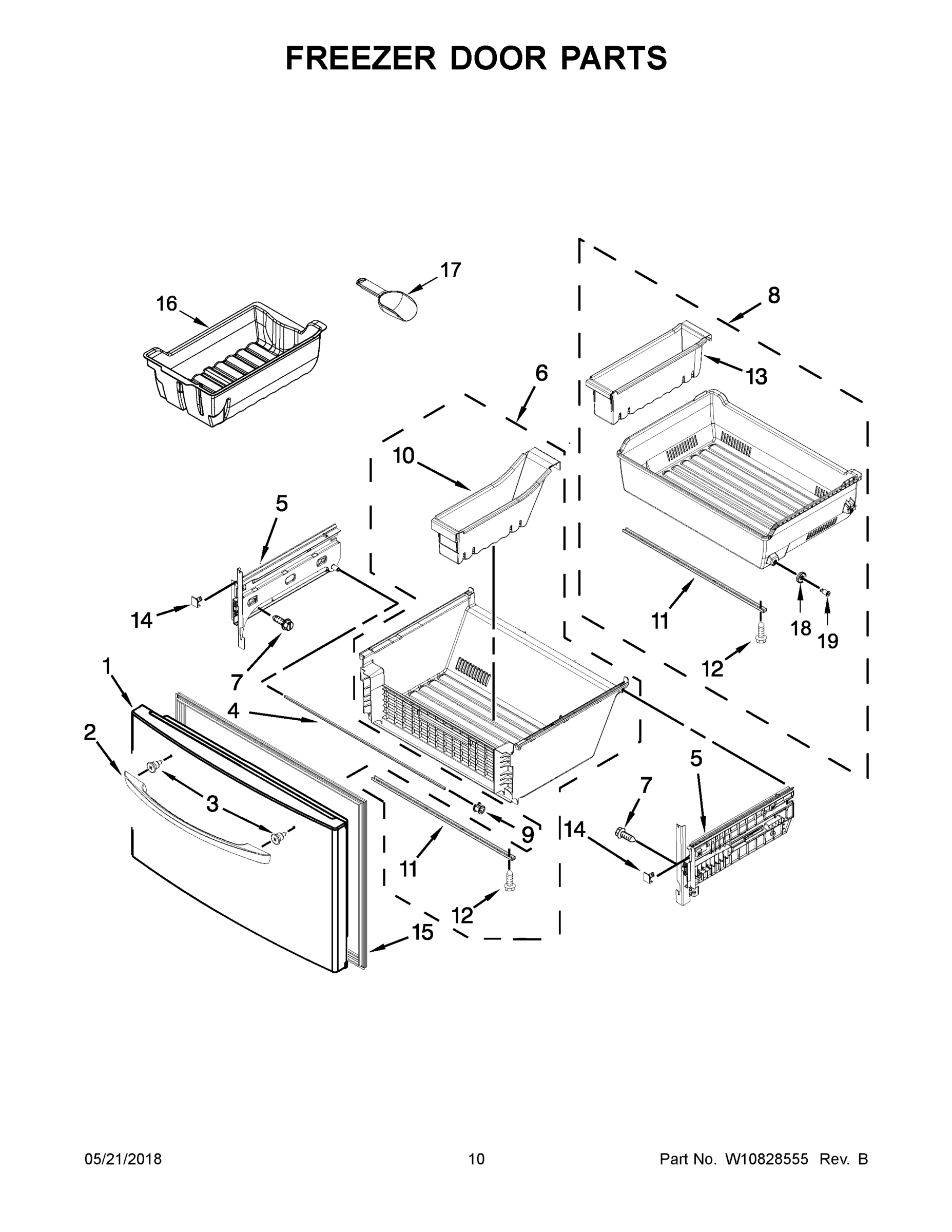 06 - FREEZER DOOR PARTS