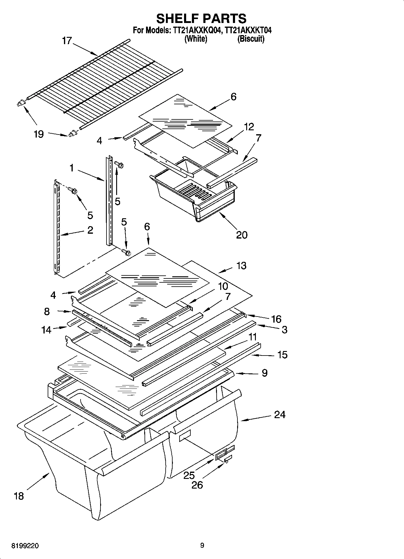 05 - SHELF PARTS, OPTIONAL PARTS